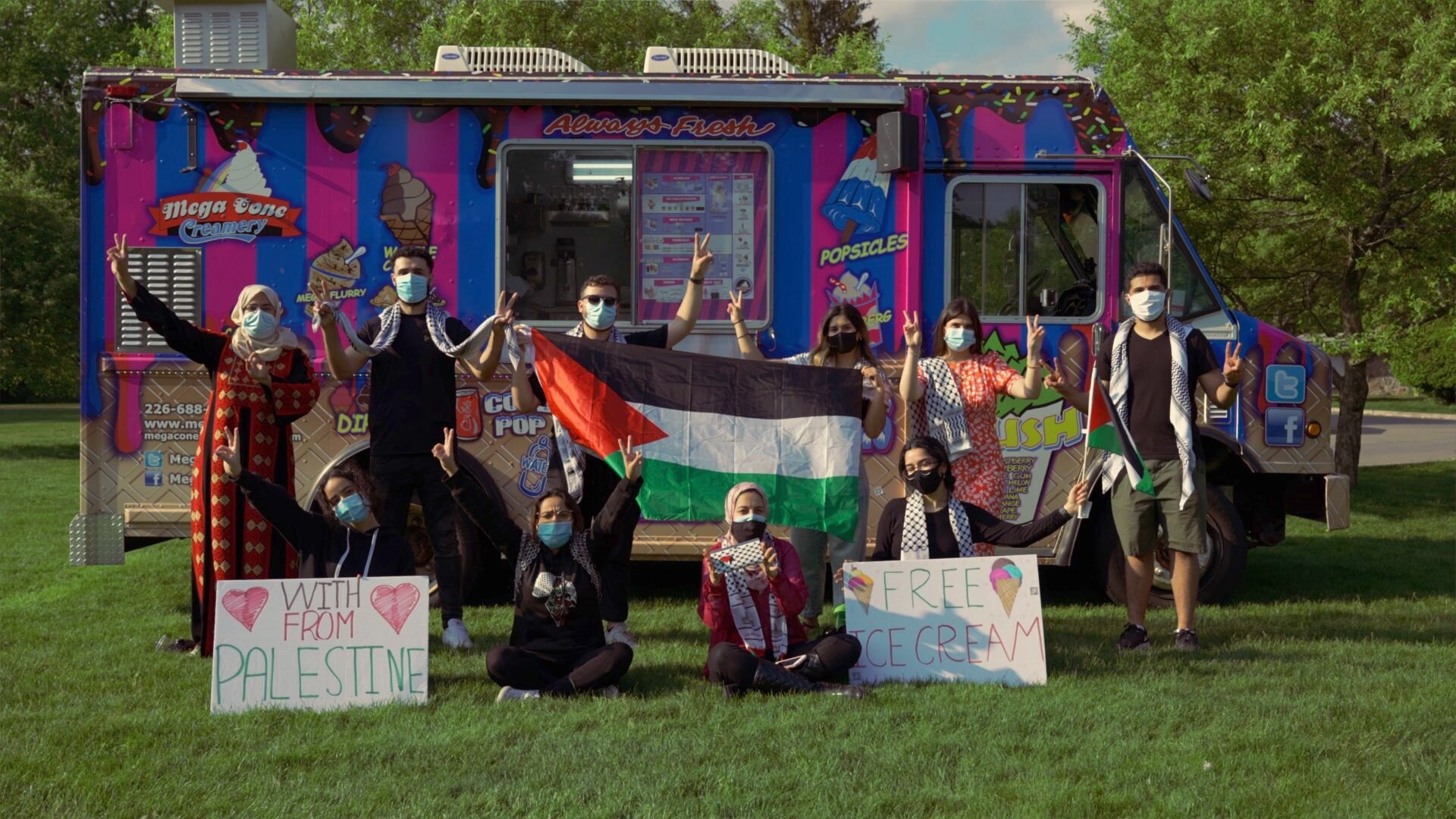 Free Ice-cream for Free Palestine