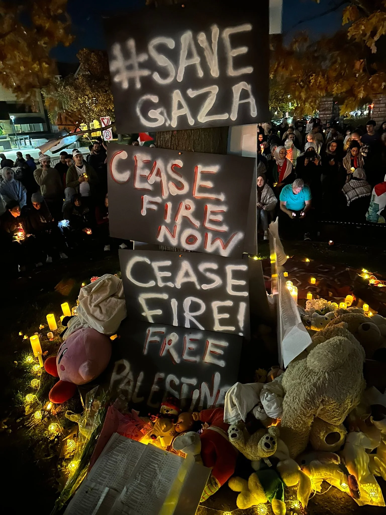 Candlelight Vigil For The Children Of Gaza