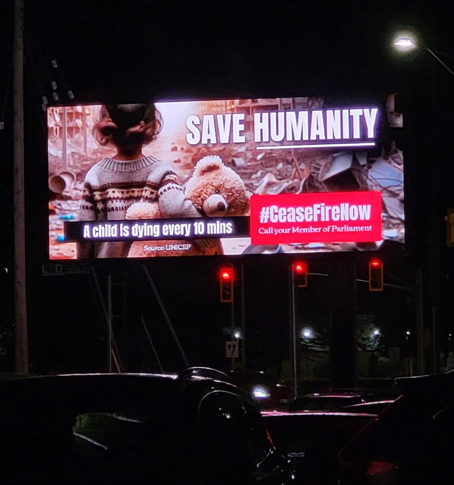 Save Humanity Billboard Campaign