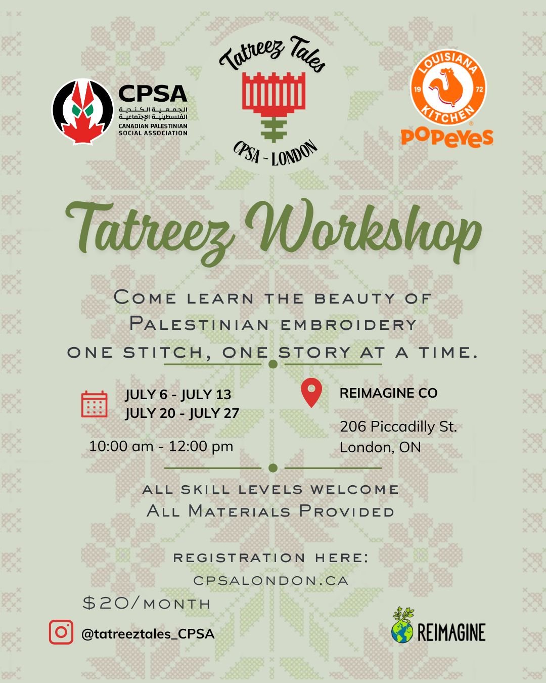 Tatreez Workshop