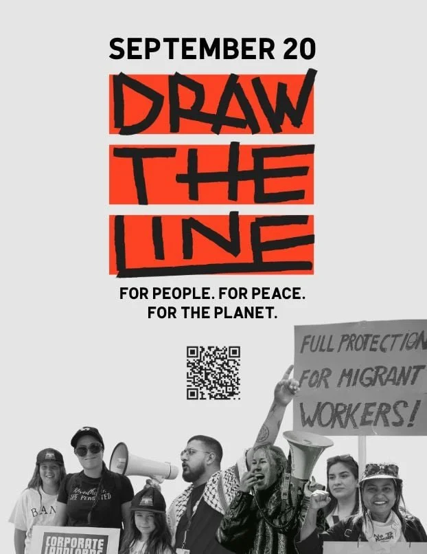 WE ARE DRAWING THE LINE