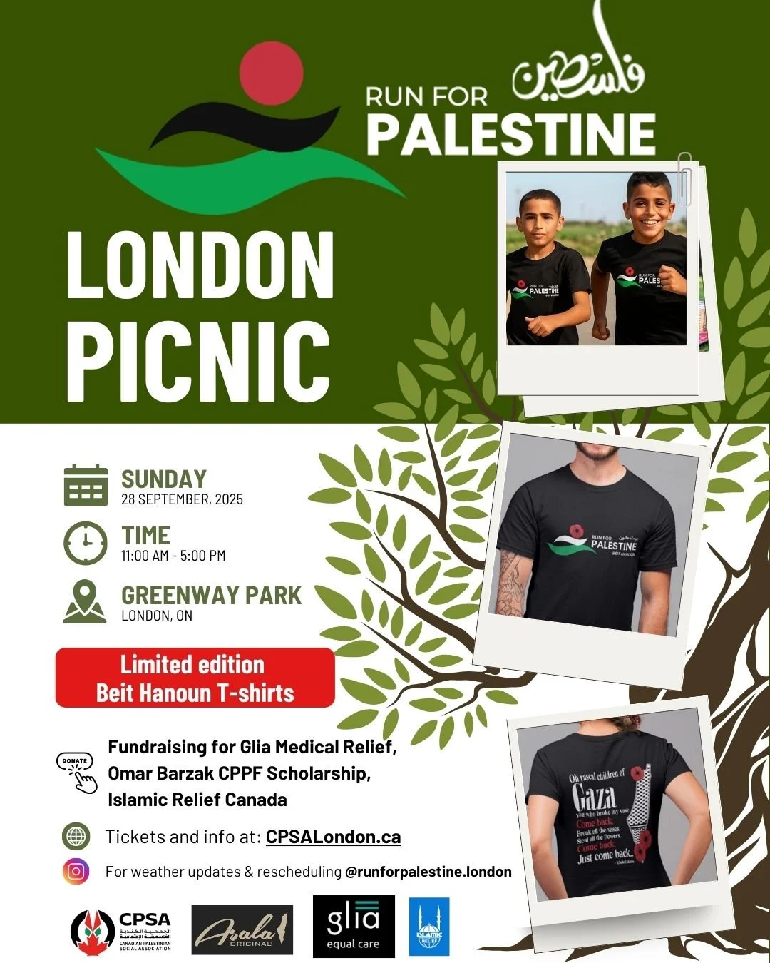 Run For Palestine: London Picnic