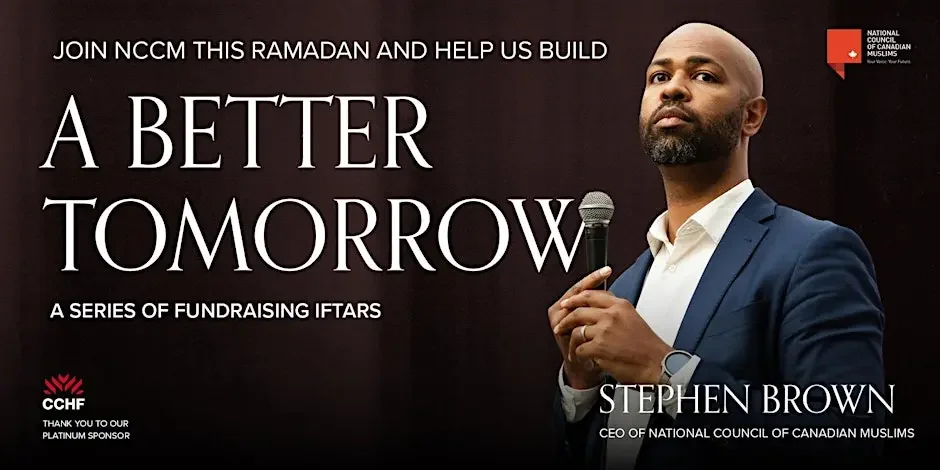 A Better Tomorrow · Iftar with NCCM · London