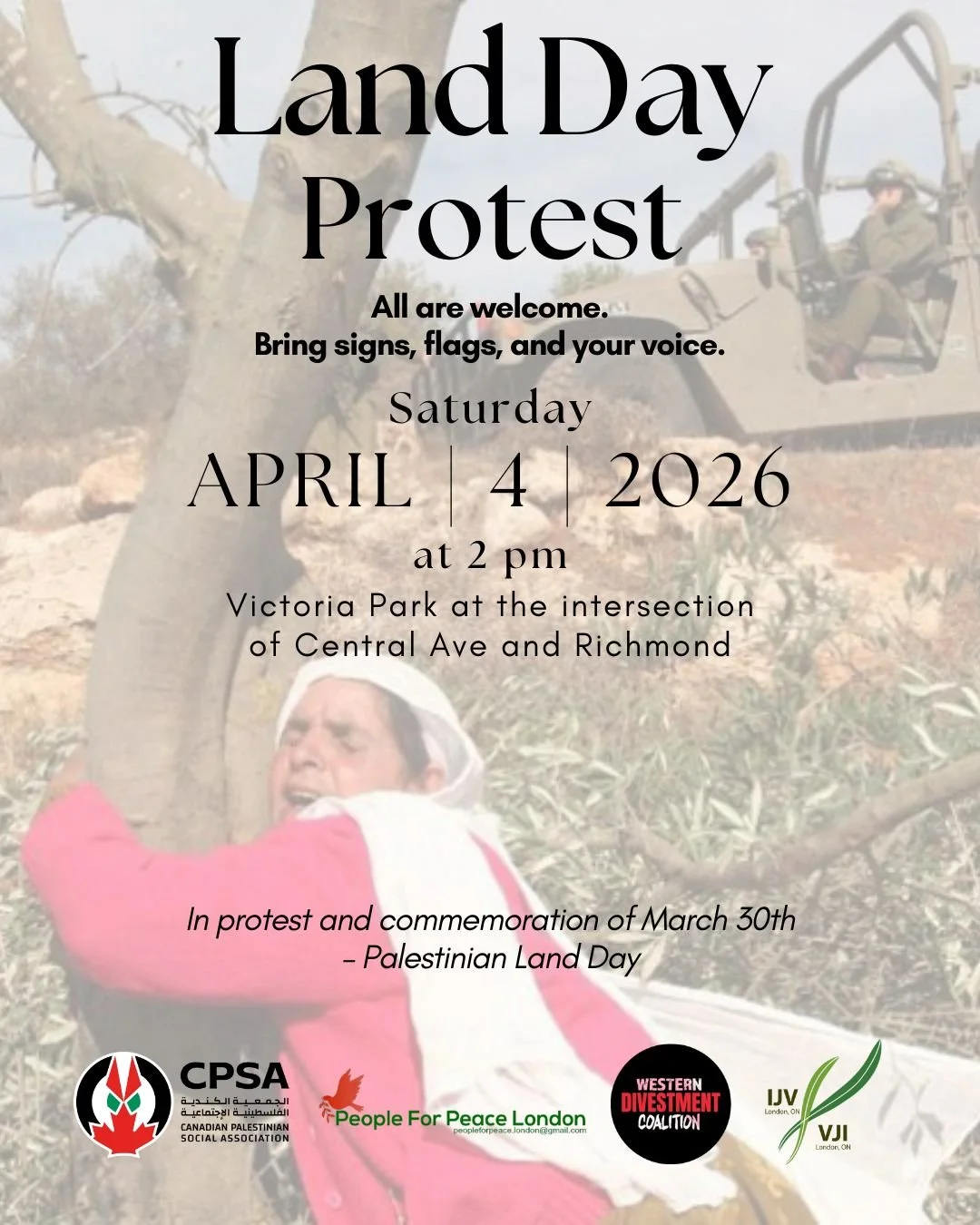CPSA Land Day Protest