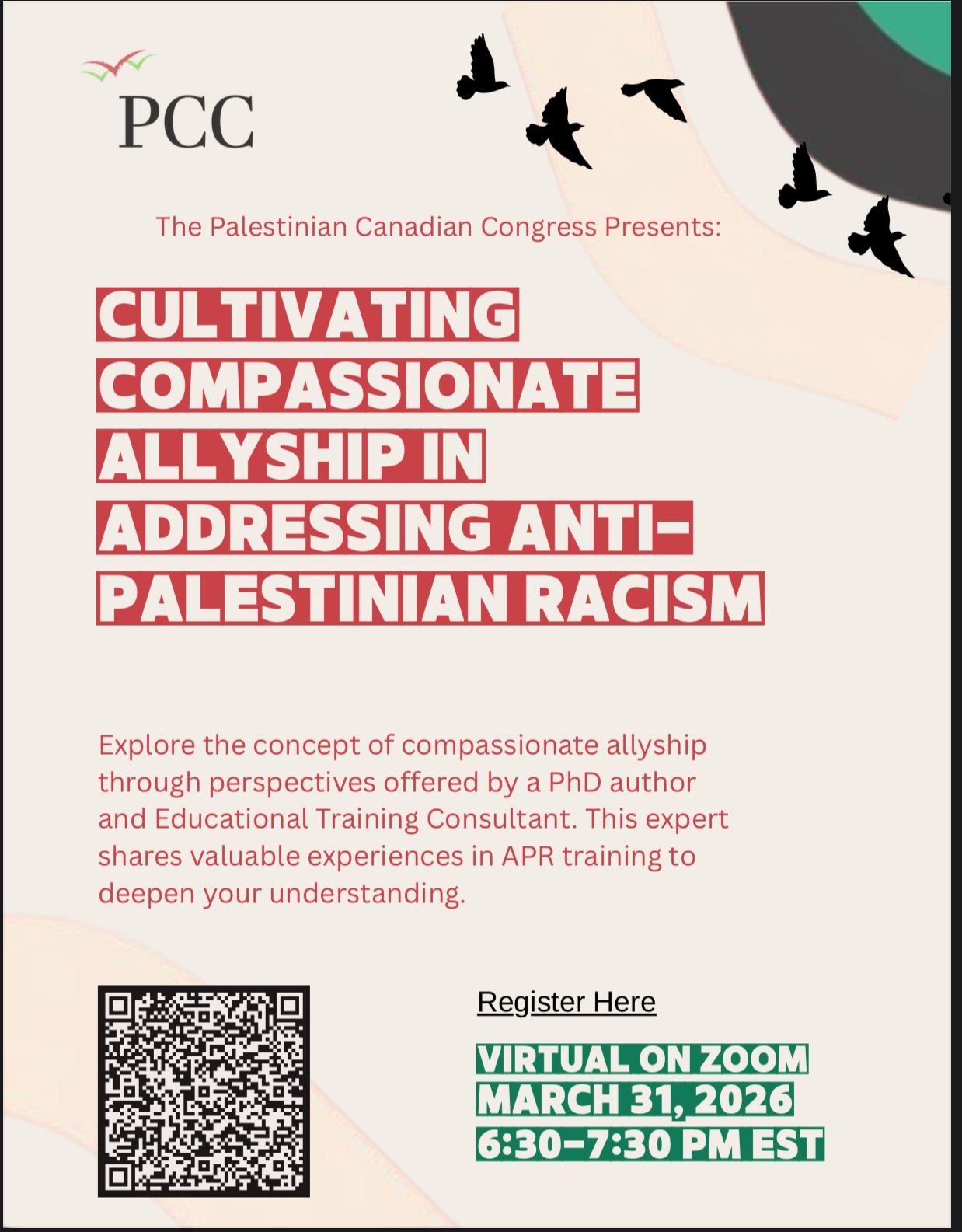Cultivating Compassionate Allyship in Addressing Anti-Palestinian Racism