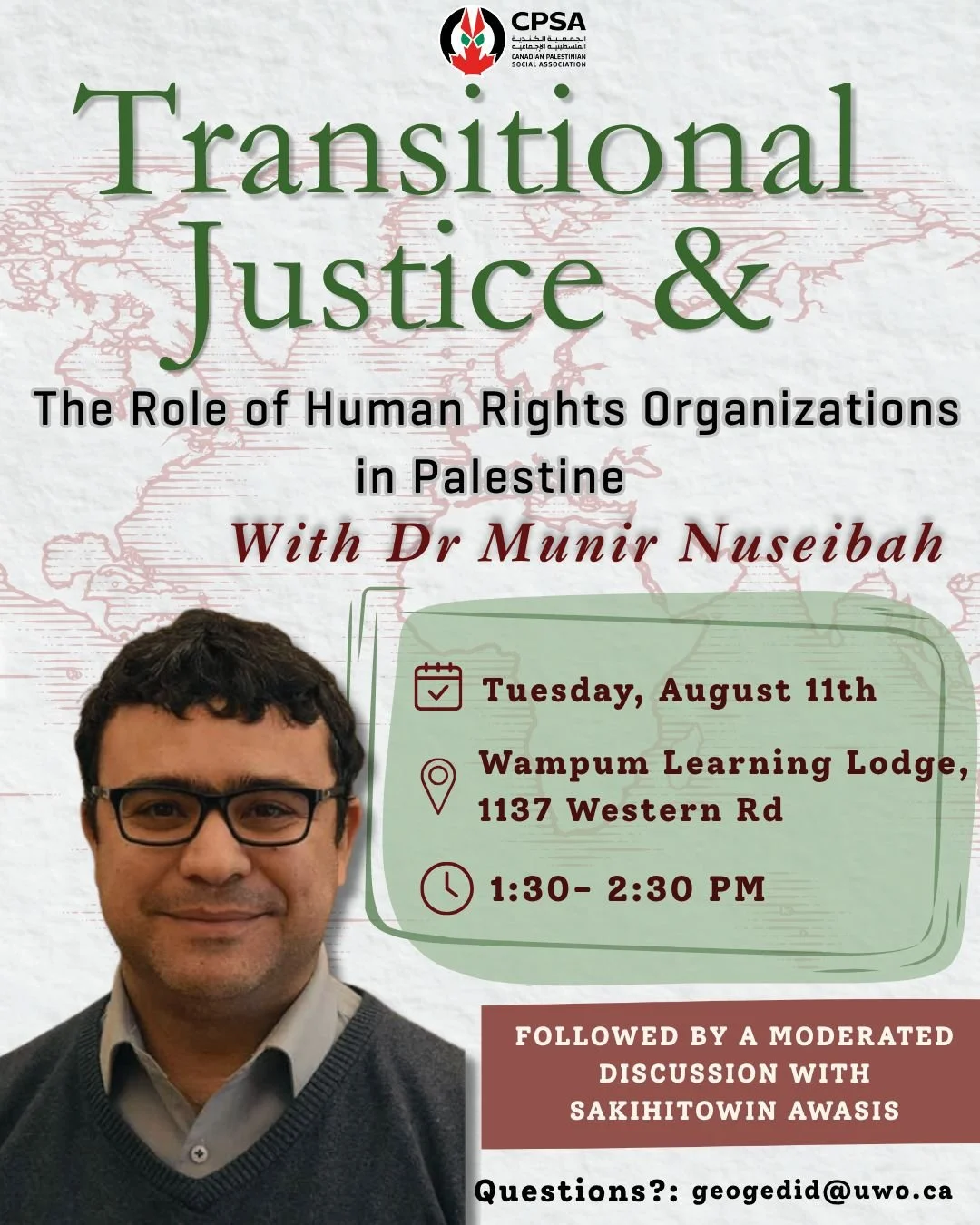Transitional Justice &amp; The Role of Human Rights Organization in Palestine