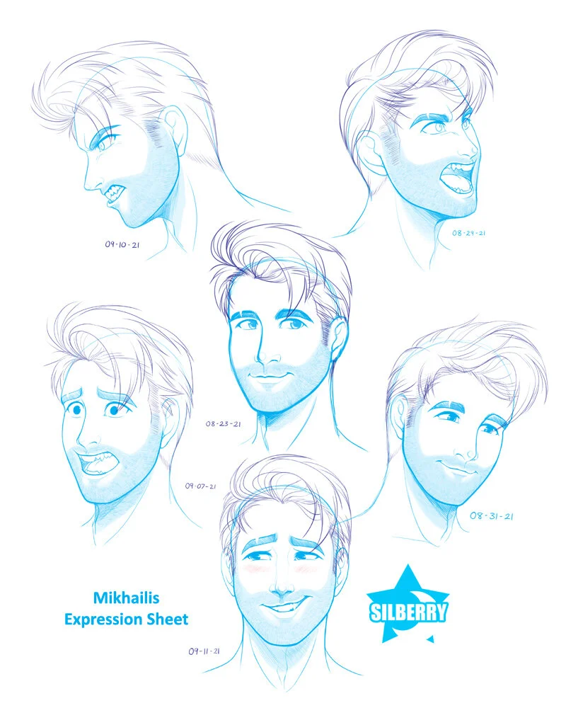 Sketch-MikExpressionSheet(Resized)(Watermarked).jpg