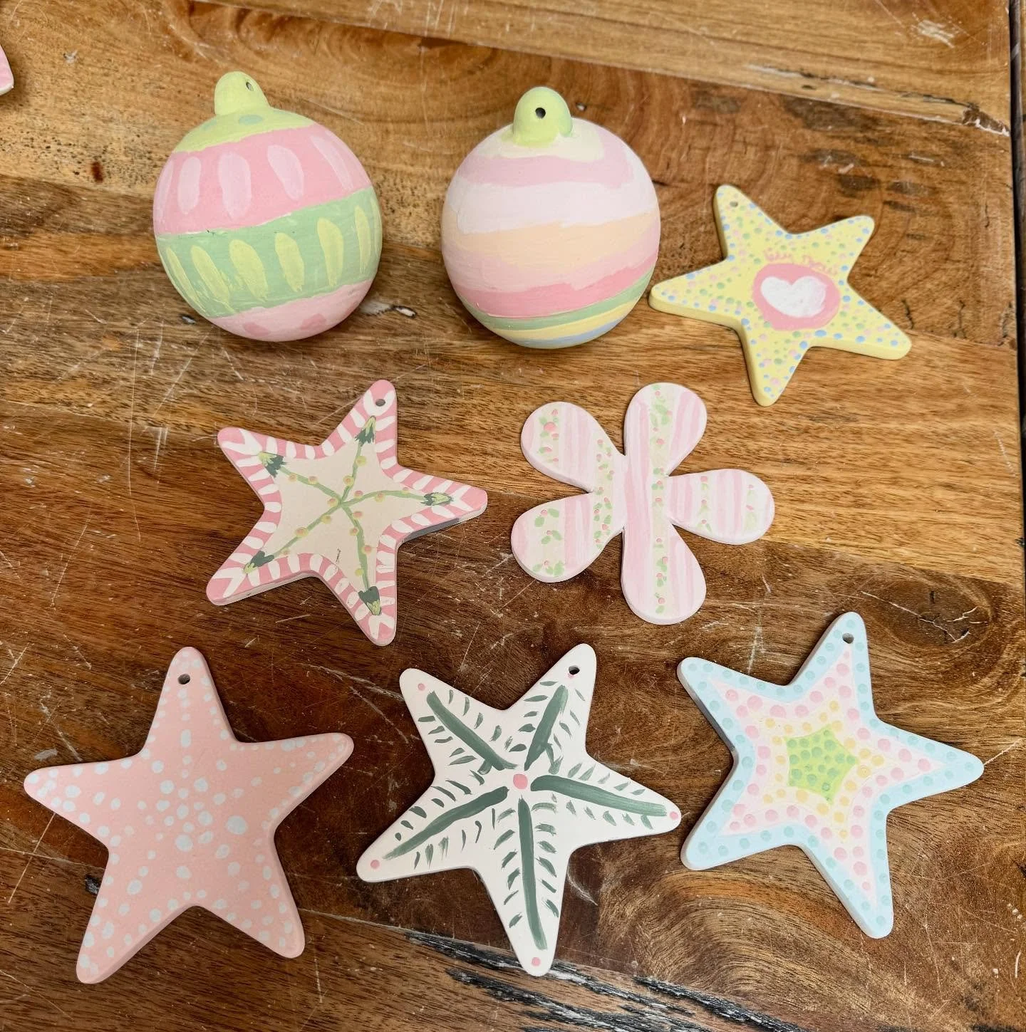 Christmas Decorations from Fridays Open Studio - 2pm - 6pm
Just need their gloss coat and will be ready to enjoy for Christmas 🎄 
Who&rsquo;s popping in this Friday?