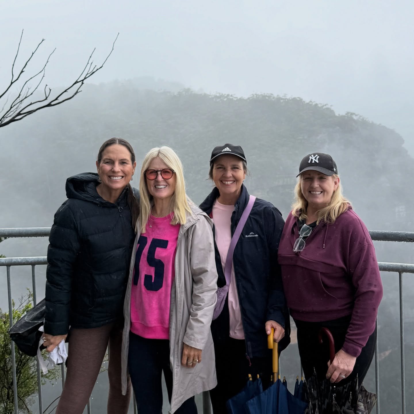 Very grateful to have been whisked away to the mountains earlier this week with 3 of my big sisters! 
Every shade of weather in one day, a bit like life at the moment! 
Have walked valleys and mountains with these girls over many years. Very grateful
