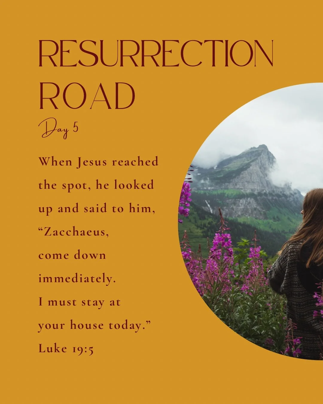 Day 5 Today Salvation Has Come

Zacchaeus was a short tax collector, rejected and despised his own people.

Yet Jesus chose him:

&ldquo;Zaccheus, I must stay at your house today.&rdquo;

Not tomorrow. Not when you&rsquo;ve changed.
Today.

Before re