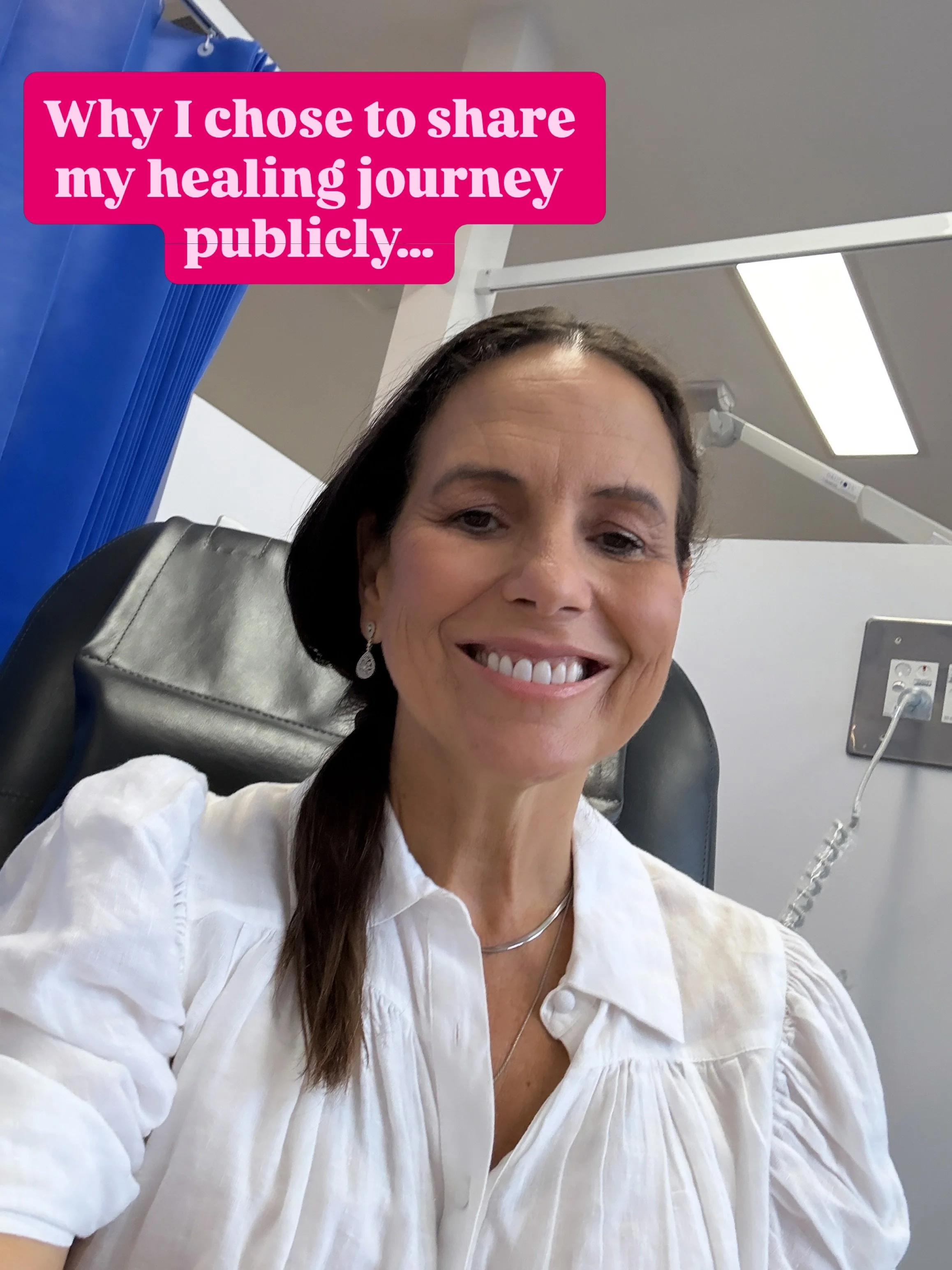 Why I chose to share my healing journey publicly.

Everyone approaches health challenges differently.

Some battle quietly and privately. Others choose to invite people into the journey.

There is no right or wrong way. Both have their pros and cons.