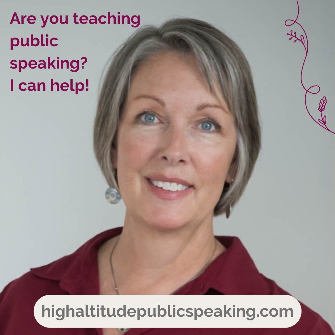 Are you teaching public speaking? You're in for a fabulous experience, but performance-based classes present their own unique challenges. Visit my website for valuable resources, including FREEBIES 🙂, and helpful blogs.