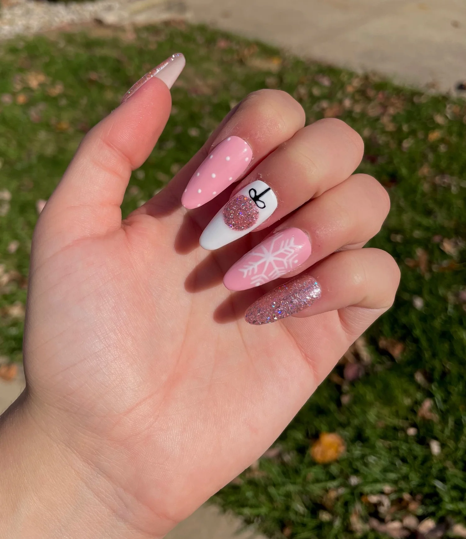 Pretty Pink Christmas — Makayla's Manicures