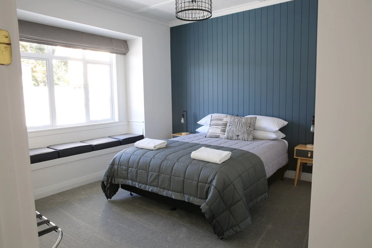 Bedroom renovation with a bay window in Taranaki New Plymouth