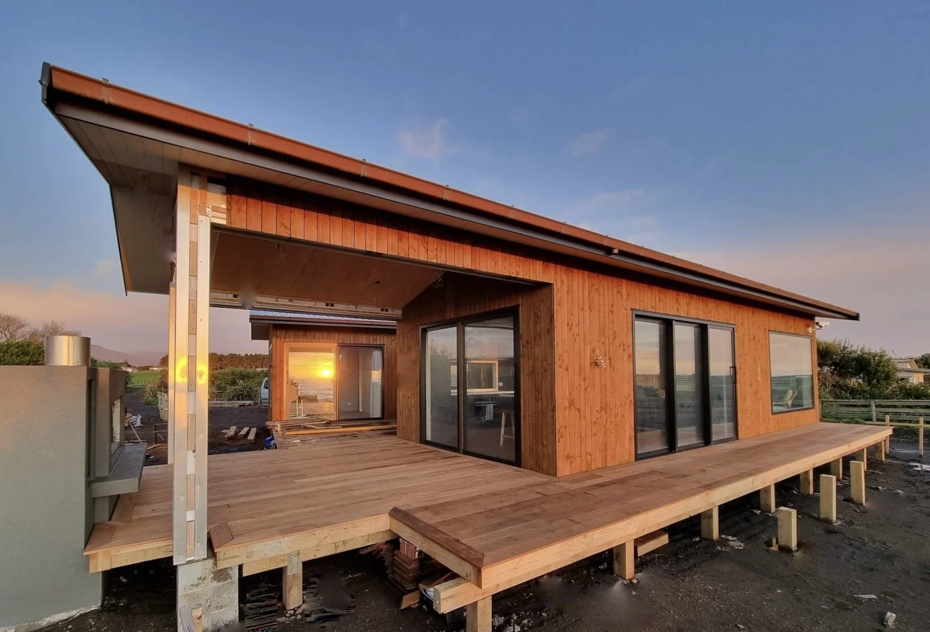 Beautiful timber beach front new build in Taranaki New Plymouth 