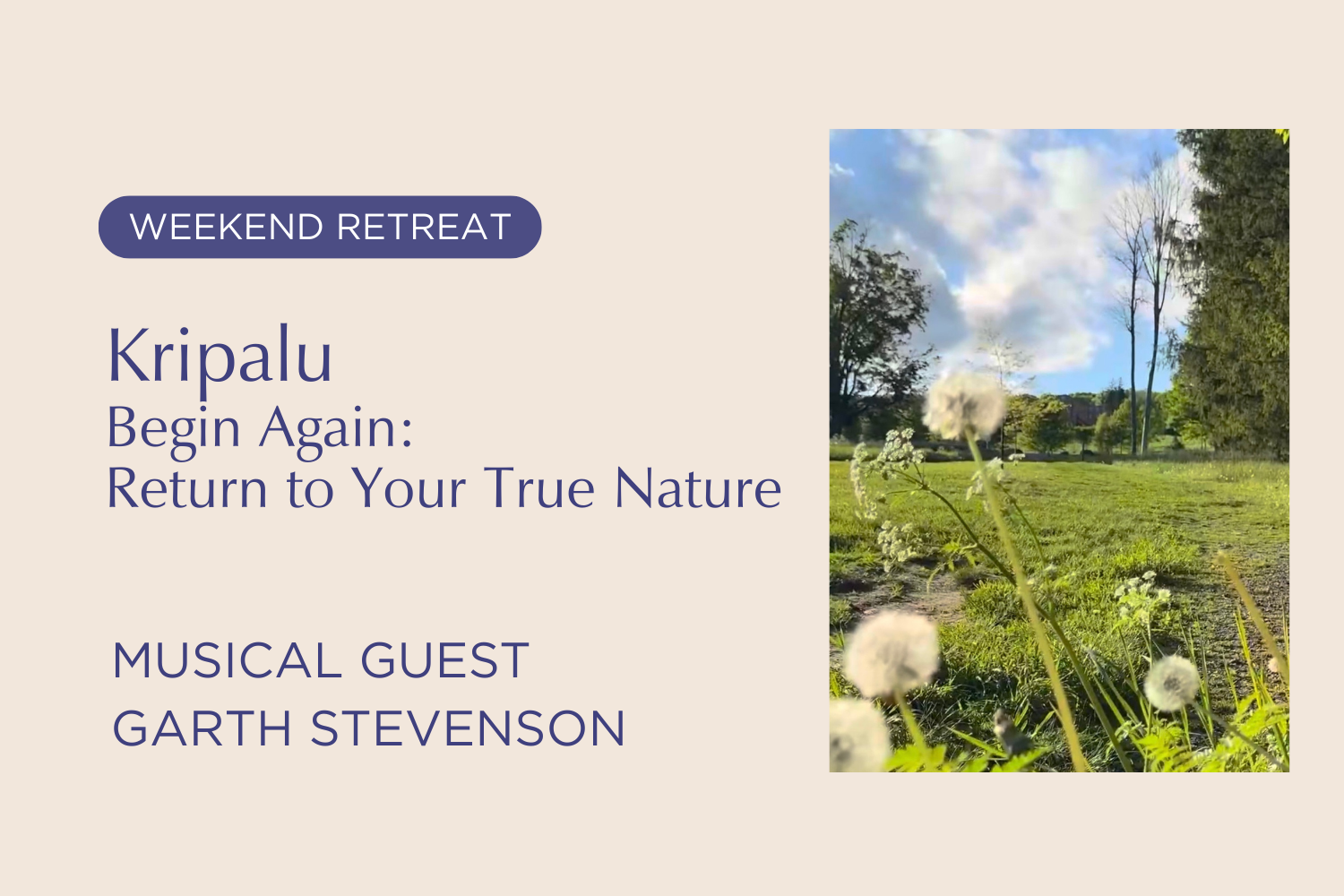 Kripalu: Begin Again - Return to Your True Nature