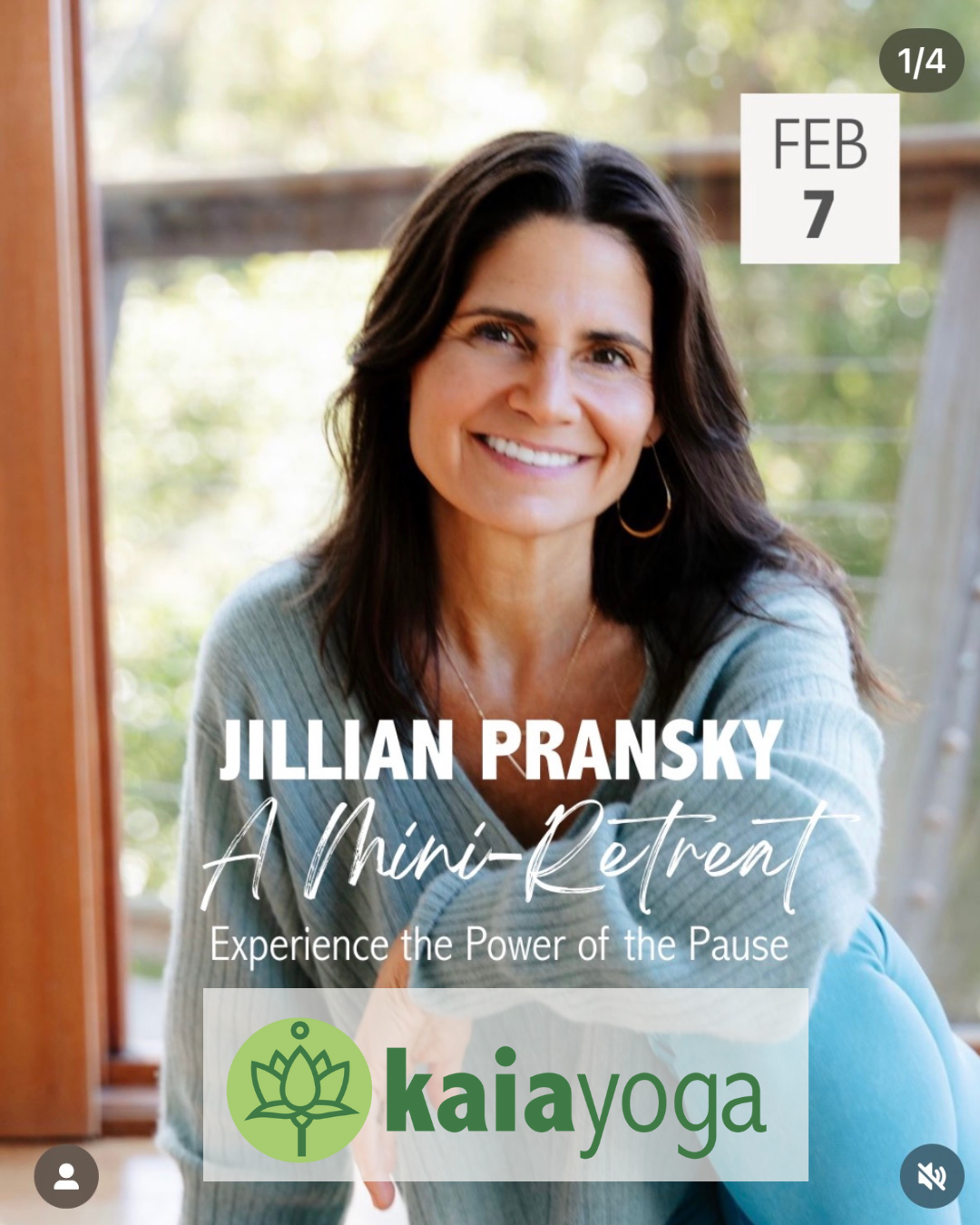 Experience the Power of the Pause with Jillian Pransky at Kaia Yoga