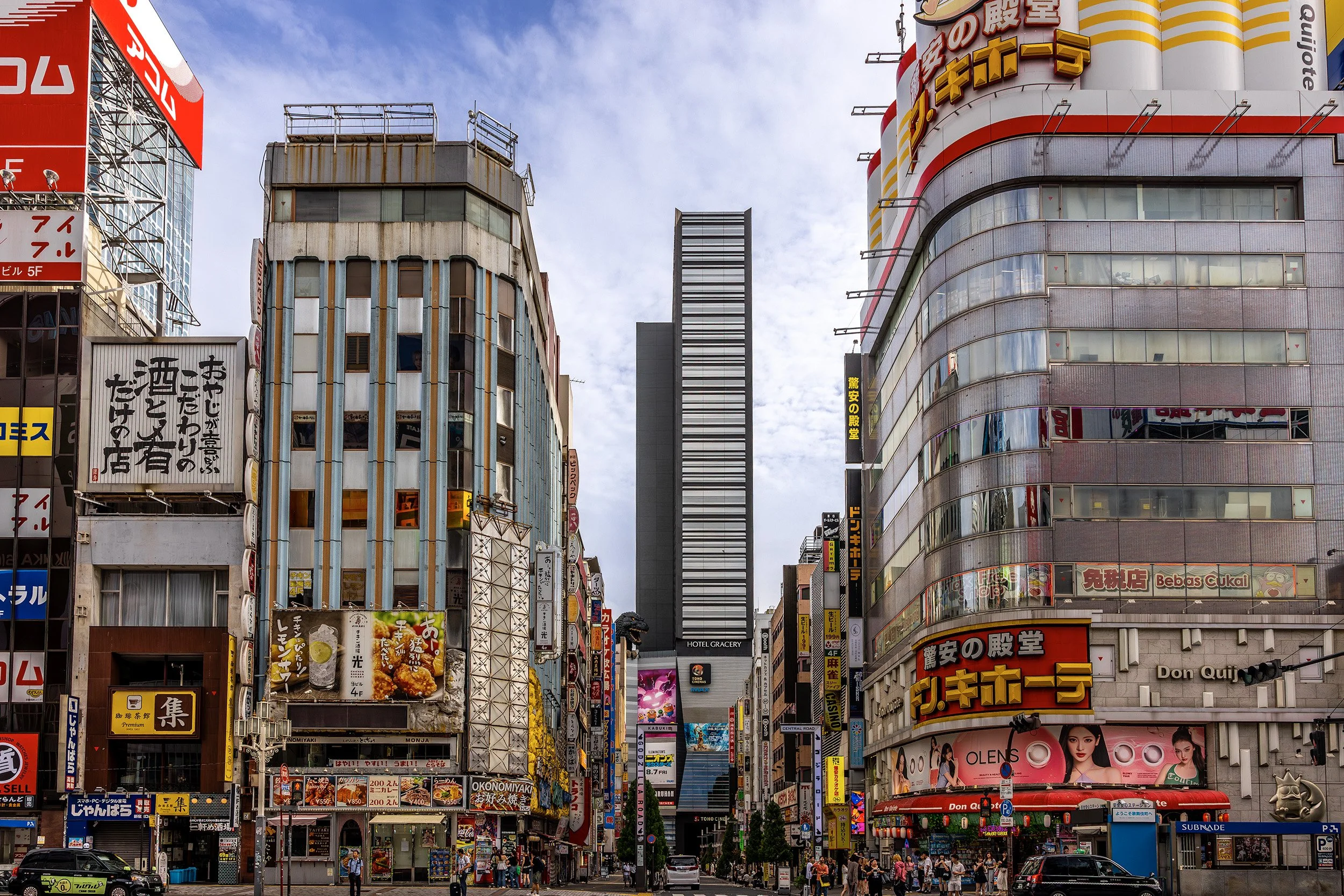 Neon Shadows in Daylight - Tokyo, Japan