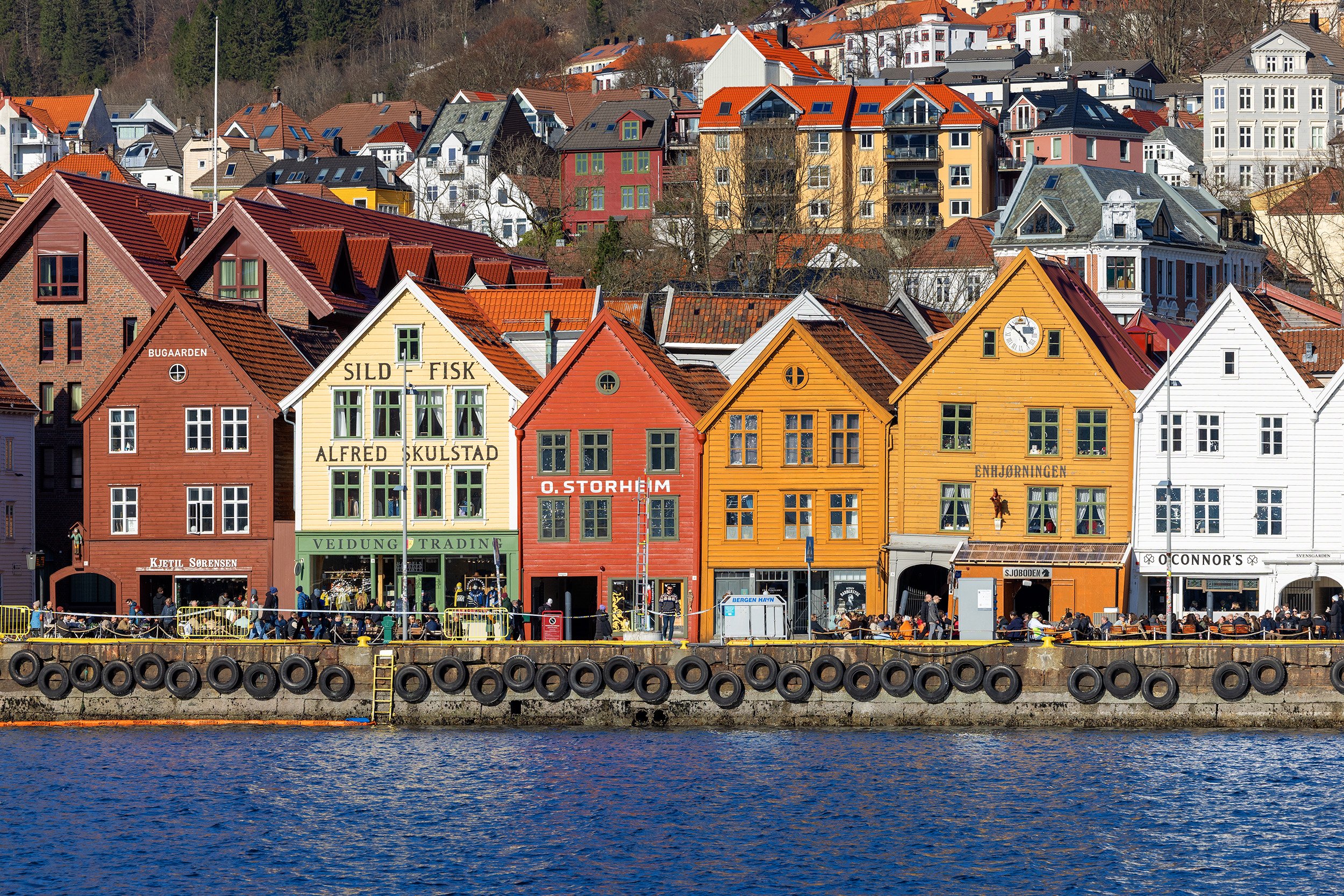 Sunlit Hanseatic Heritage - Bergen, Norway