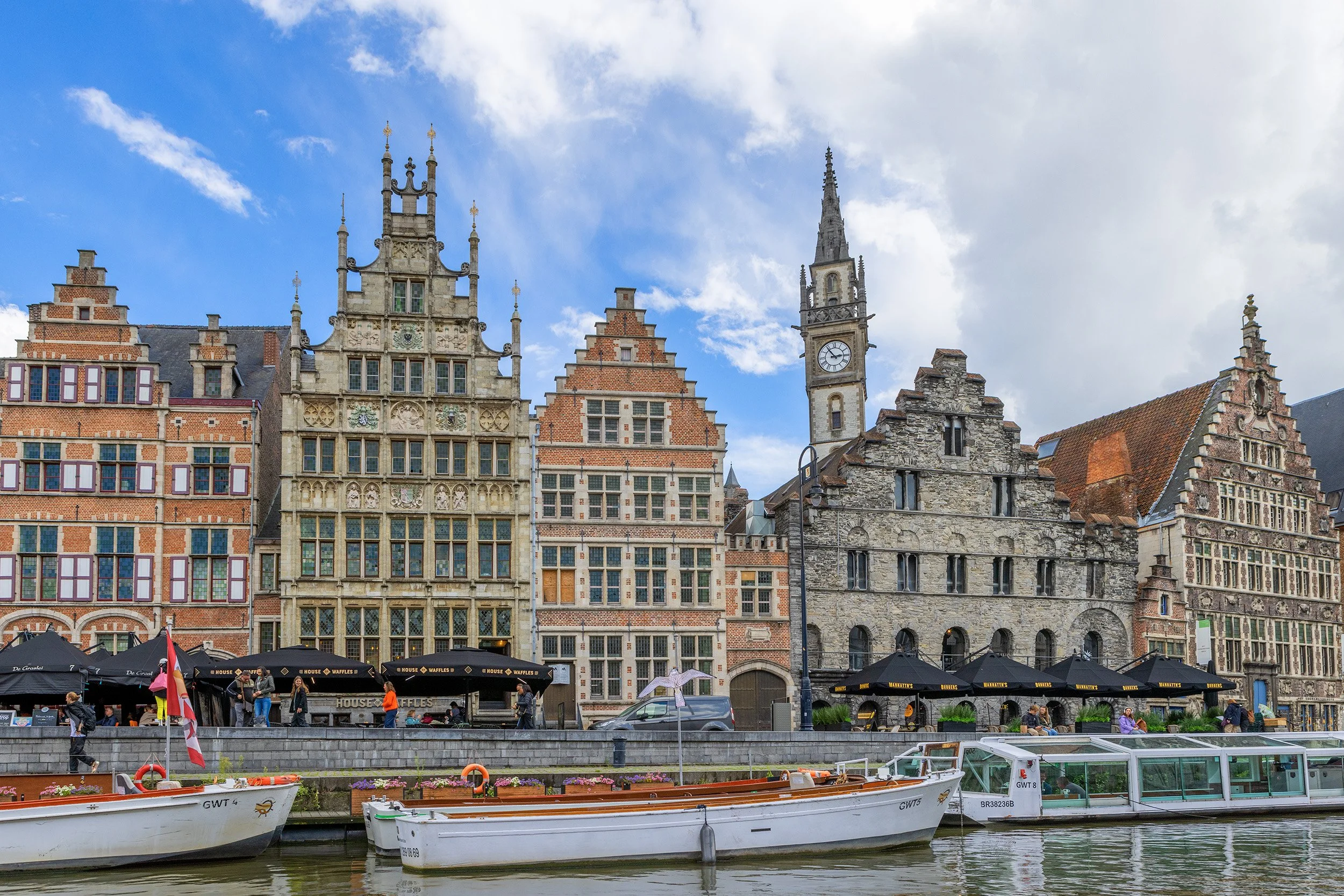 Sun Drenched Guild Houses - Ghent, Belgium