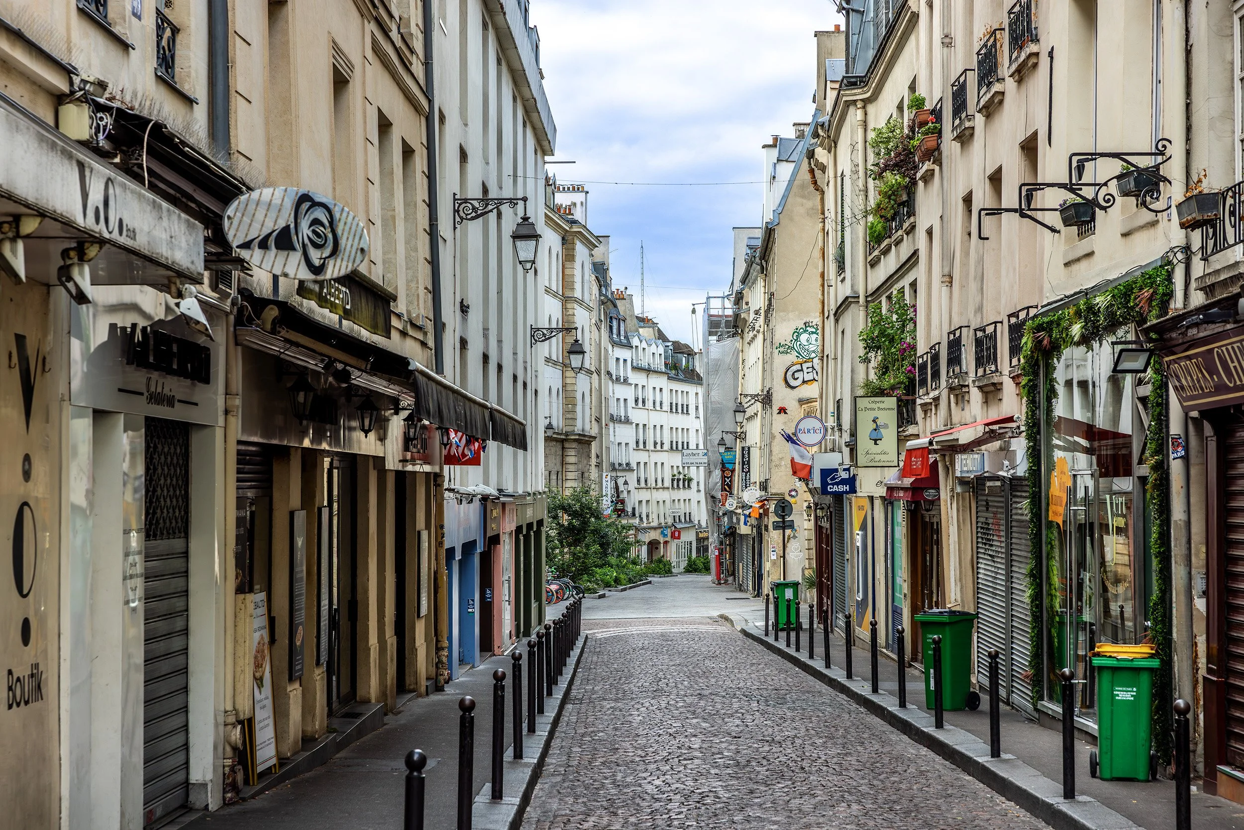 Historic Facades - Paris, France