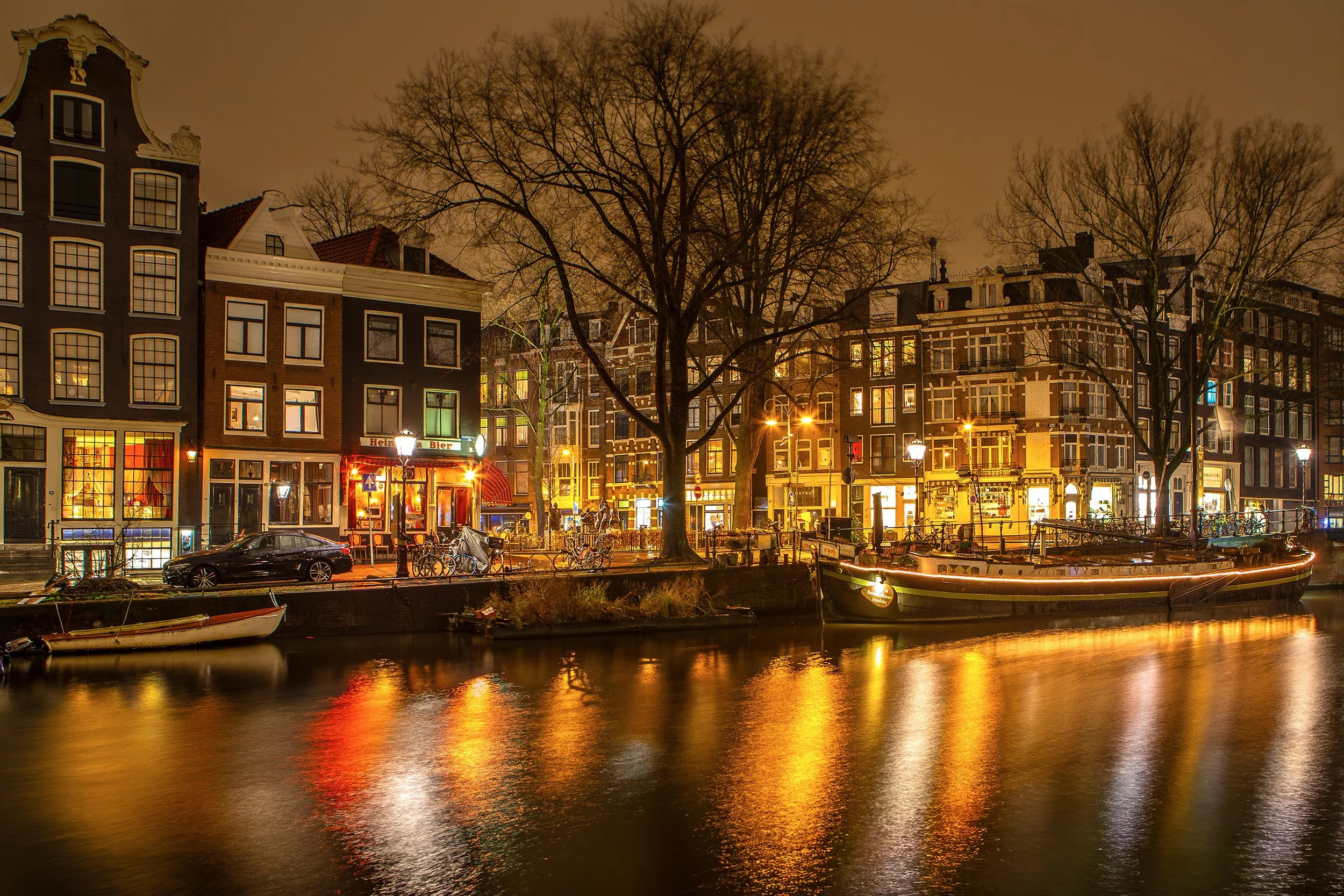 Neon Waterways - Amsterdam, Netherlands
