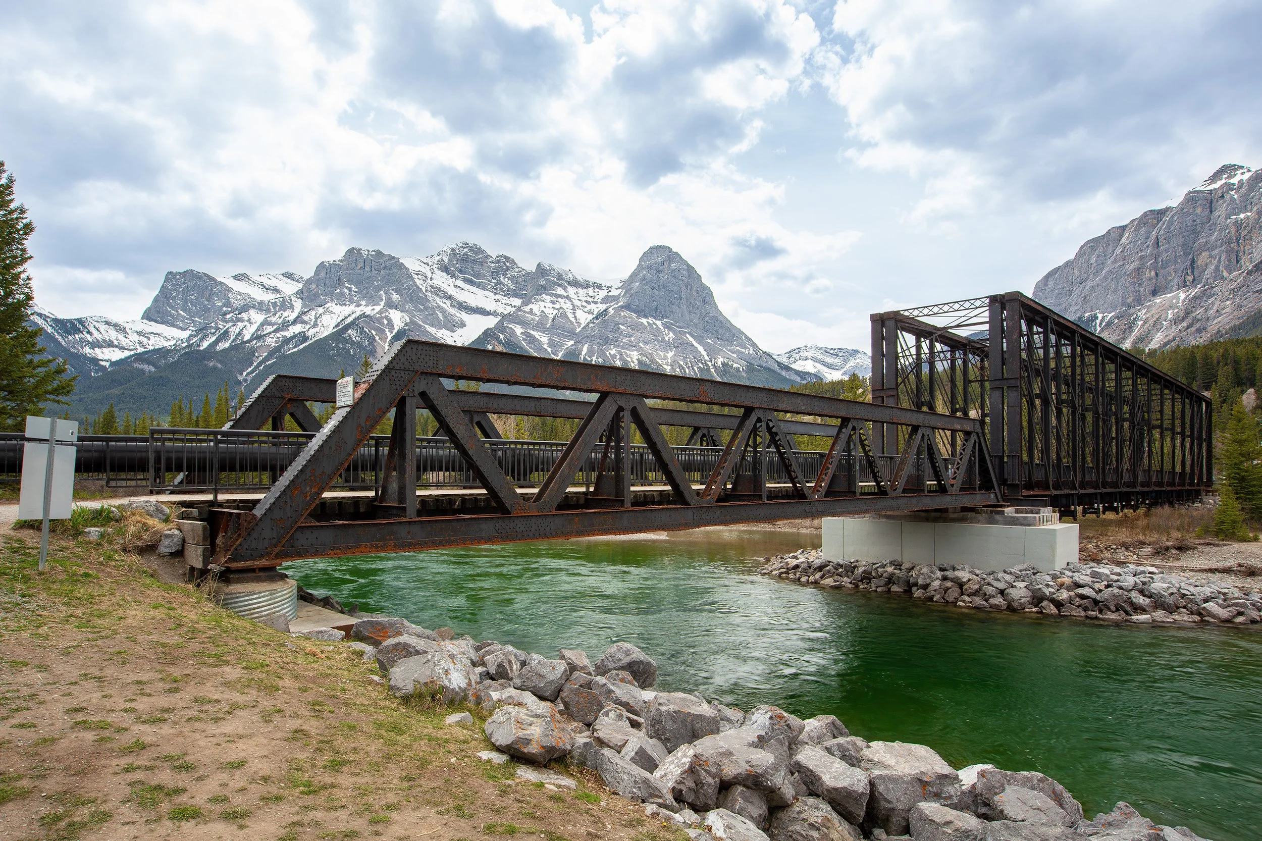 The Rocky Mountain Backdrop - Canmore, Alberta