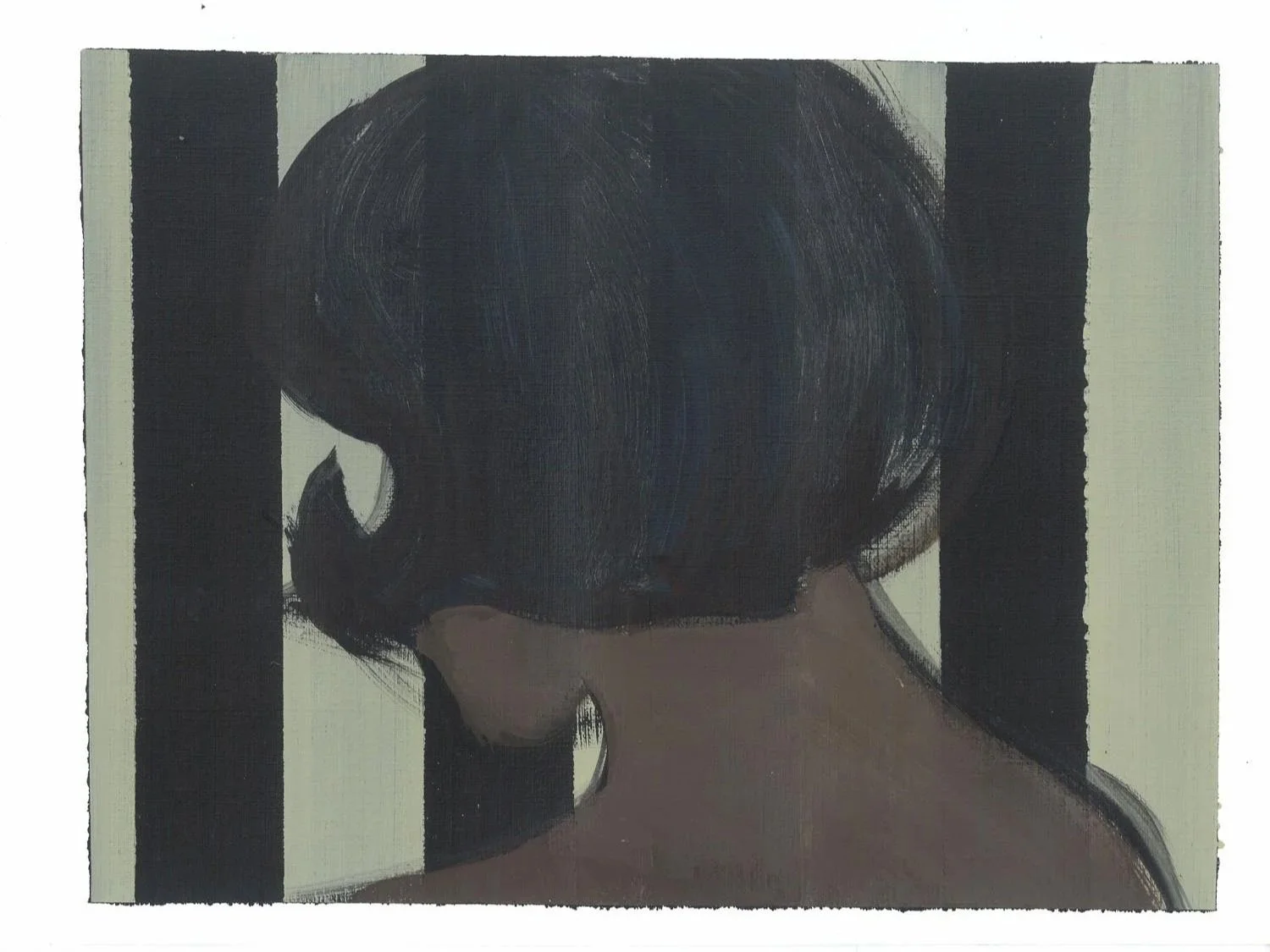Untitled (Woman with Stripes 2), 2026