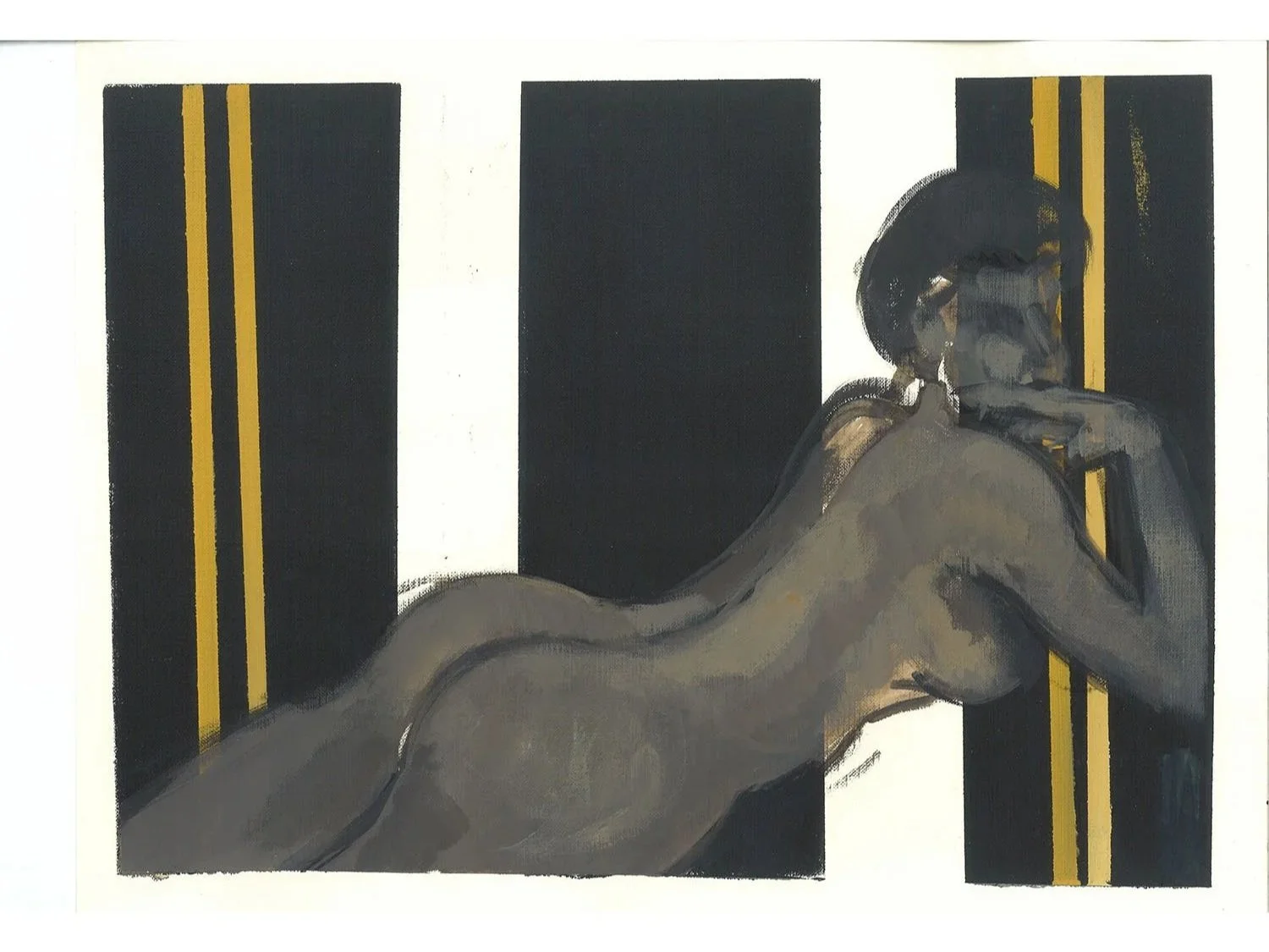 Untitled (Woman with Stripes 3), 2026