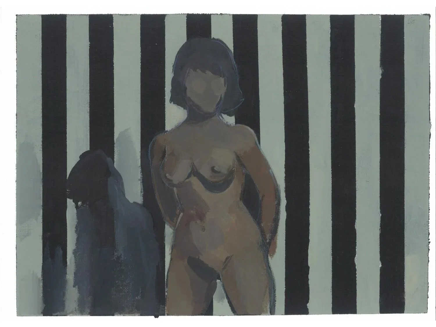 Untitled (Woman with Stripes 1), 2026