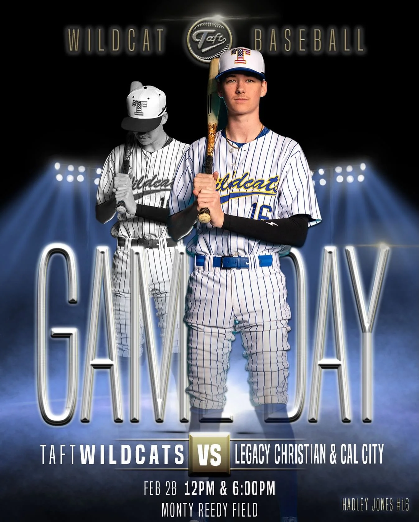 Gameday

Your Wildcats continue Terrio Therapy tournament play against Legacy Christian at noon and California City at 6:00 PM. Go &lsquo;Cats!

Live Stream: https://youtube.com/live/9cIAJ7mB2PQ?feature=share