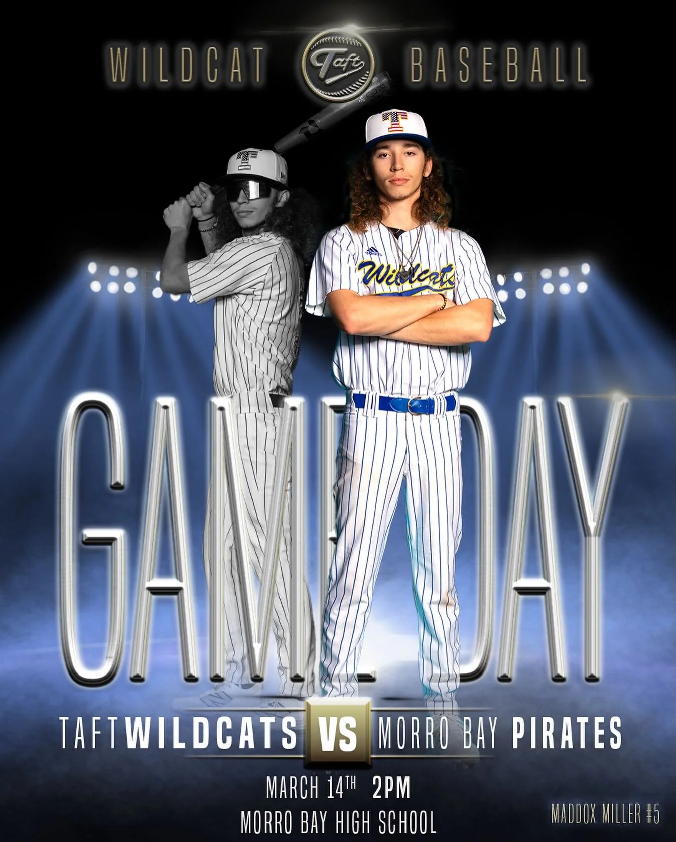 Gameday

Your Wildcats head over to the coast to face the Pirates of Morro Bay. JV @ 11:00 AM, 2:00 PM. Go &lsquo;Cats!