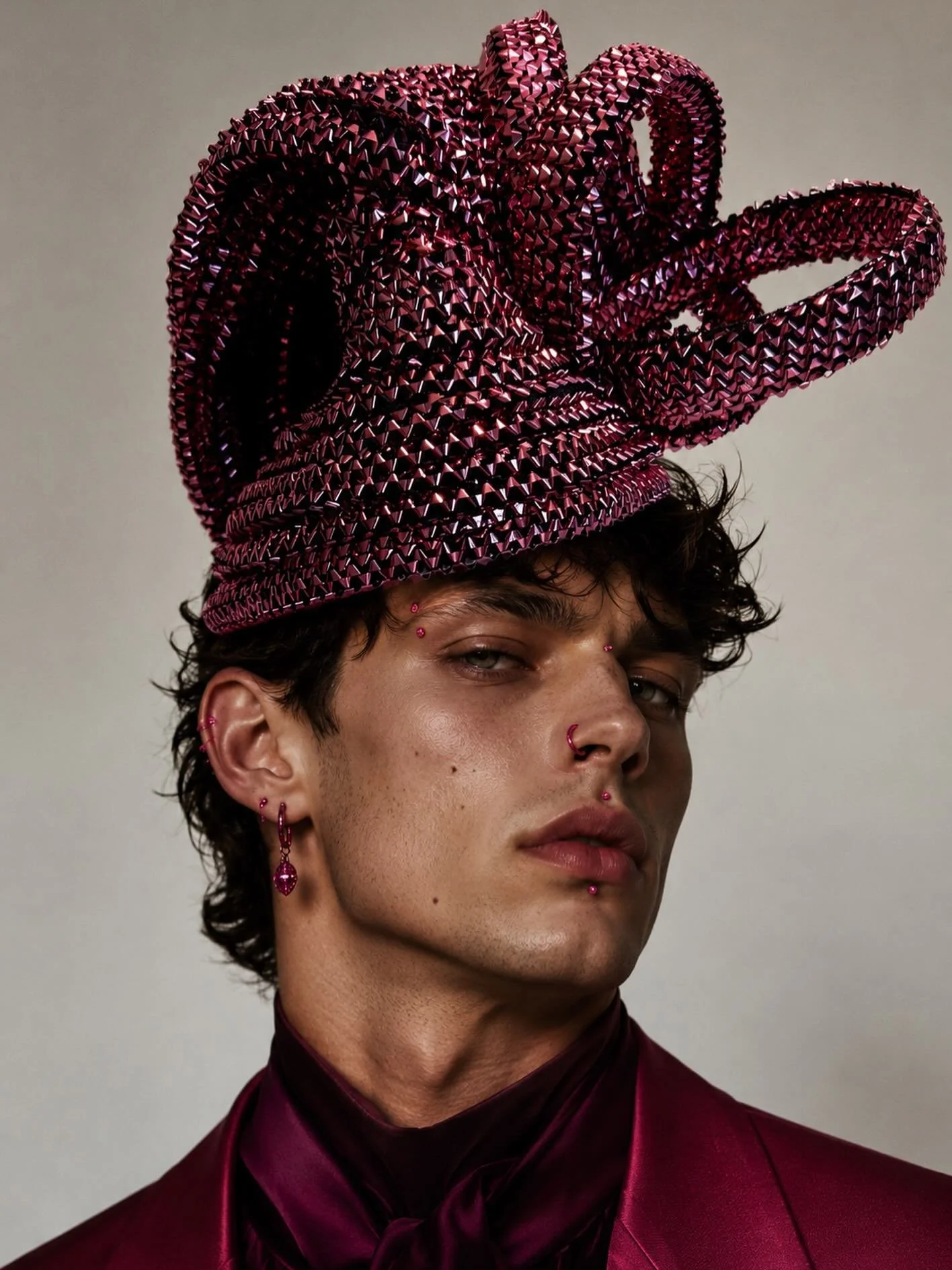 Put more hats on men&hellip;&hellip;&hellip;&hellip;&hellip;&hellip;&hellip;. Introducing our sculpted metallic elastic side hat, textural yet elegant with an edgy twist&hellip;&hellip;&hellip;&hellip;.. This unisex piece is part of our latest capsul