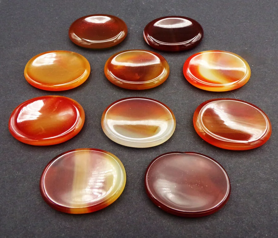 Carnelian Thumbstones (40mm x 30mm) **SOLD OUT
