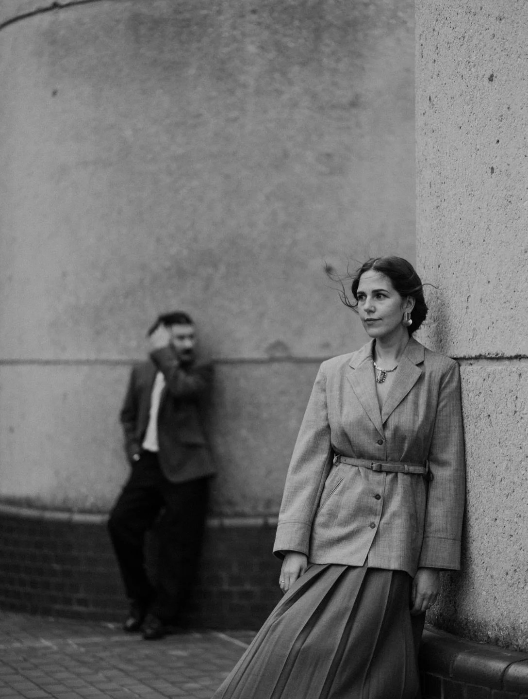 R+S&rsquo;s Barbican elopement was such a fun one to photograph. They&rsquo;d seen some of the pre-wedding portraits I&rsquo;d done at the Barbican and specifically wanted to do some cool + creative portraits around there after their Chelsea Old Town
