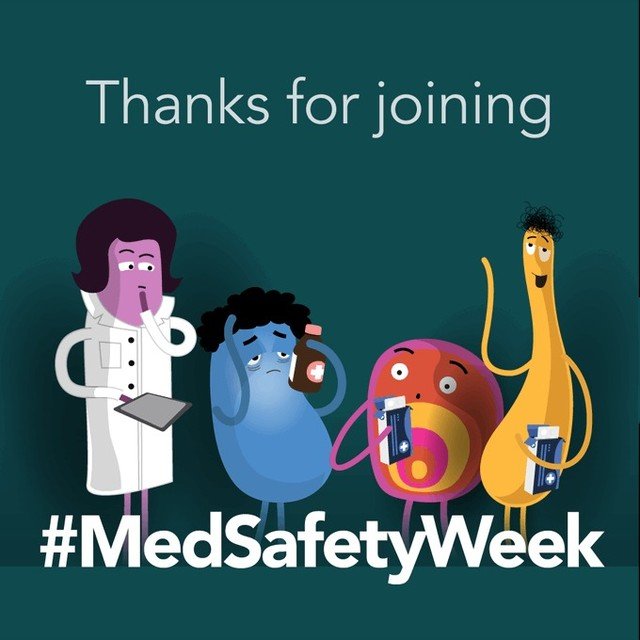 Thank you for joining us during #MedSafetyWeek Keep reporting as you help make medicines safer for everyone #patientsafety #yellowcardscheme