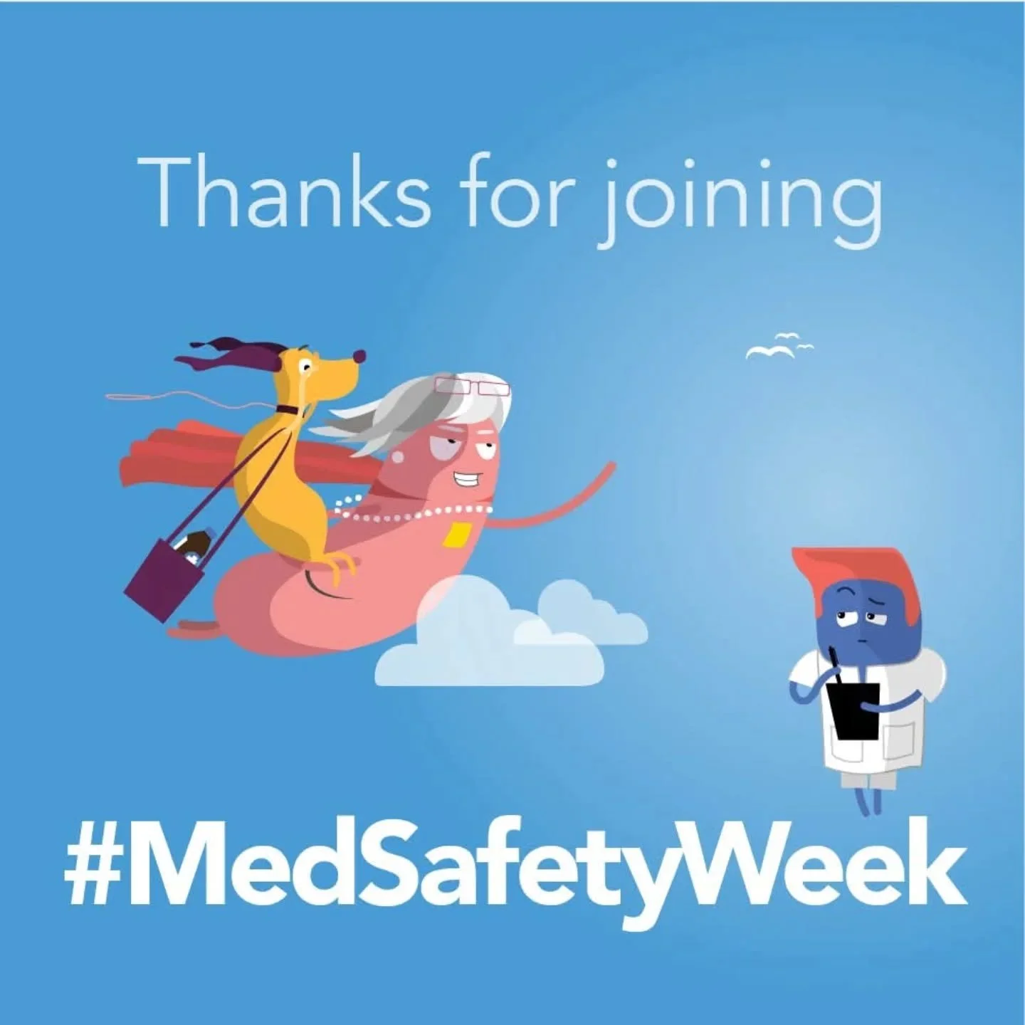 Thanks for joining us on #MedSafetyWeek
We can all help make medicines safer by reporting all suspected side effects. Be a #MedSafetyHero and #reportsideeffects