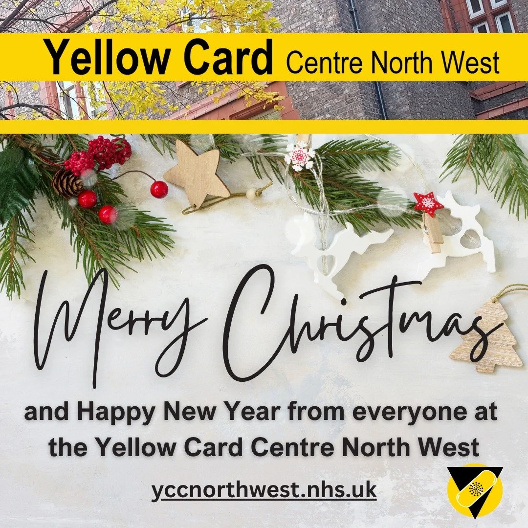 Thank you for continuing to report suspected side effects #medicinessafety #patientsafety #yellowcardscheme #Christmas