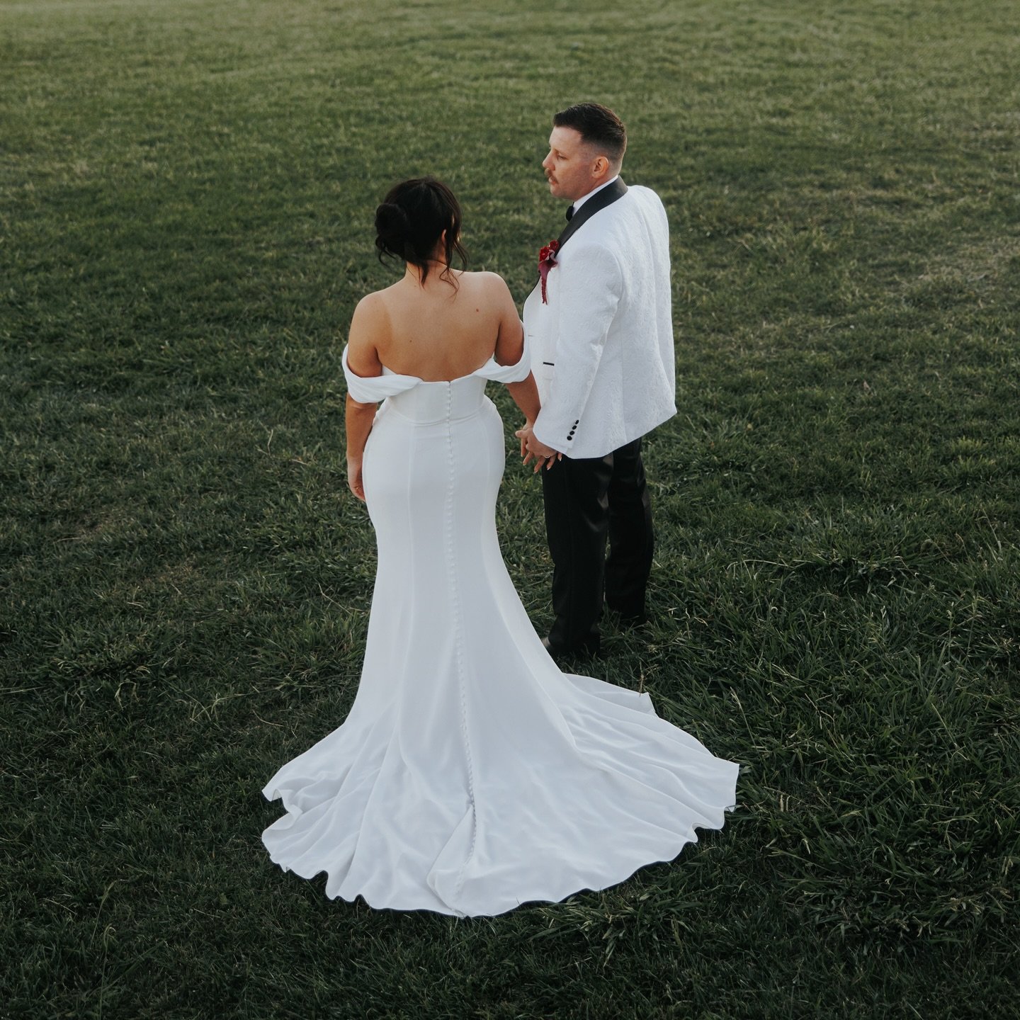Zoe + Luke - an absolutely beautiful couple, partying hard @themarion.au with a stunning sunset ❤️ #msouthamphoto