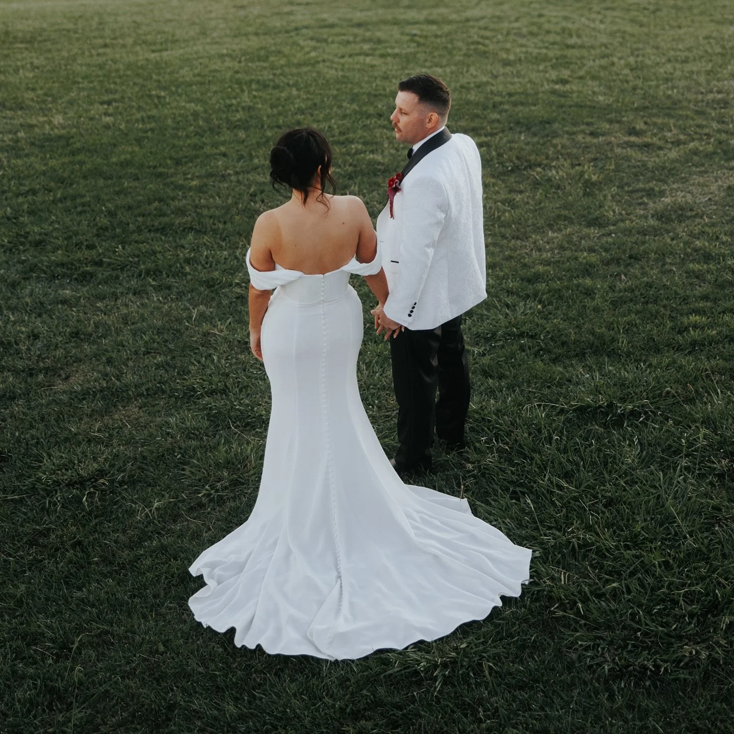 Zoe + Luke - an absolutely beautiful couple, partying hard @themarion.au with a stunning sunset ❤️ #msouthamphoto