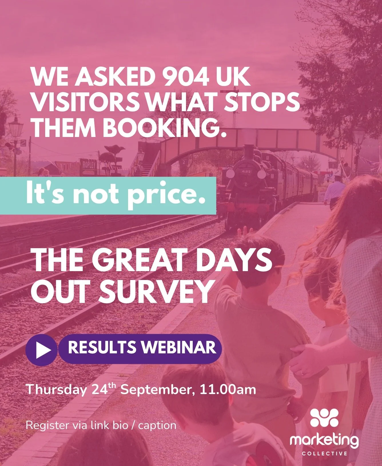 Remember that survey we did? The Great Days Out one, back in June?

We've been sitting on the results on purpose. We wanted the people who'd actually use them to be back from holiday, full of ideas, and ready to plan the rest of this year and into 20