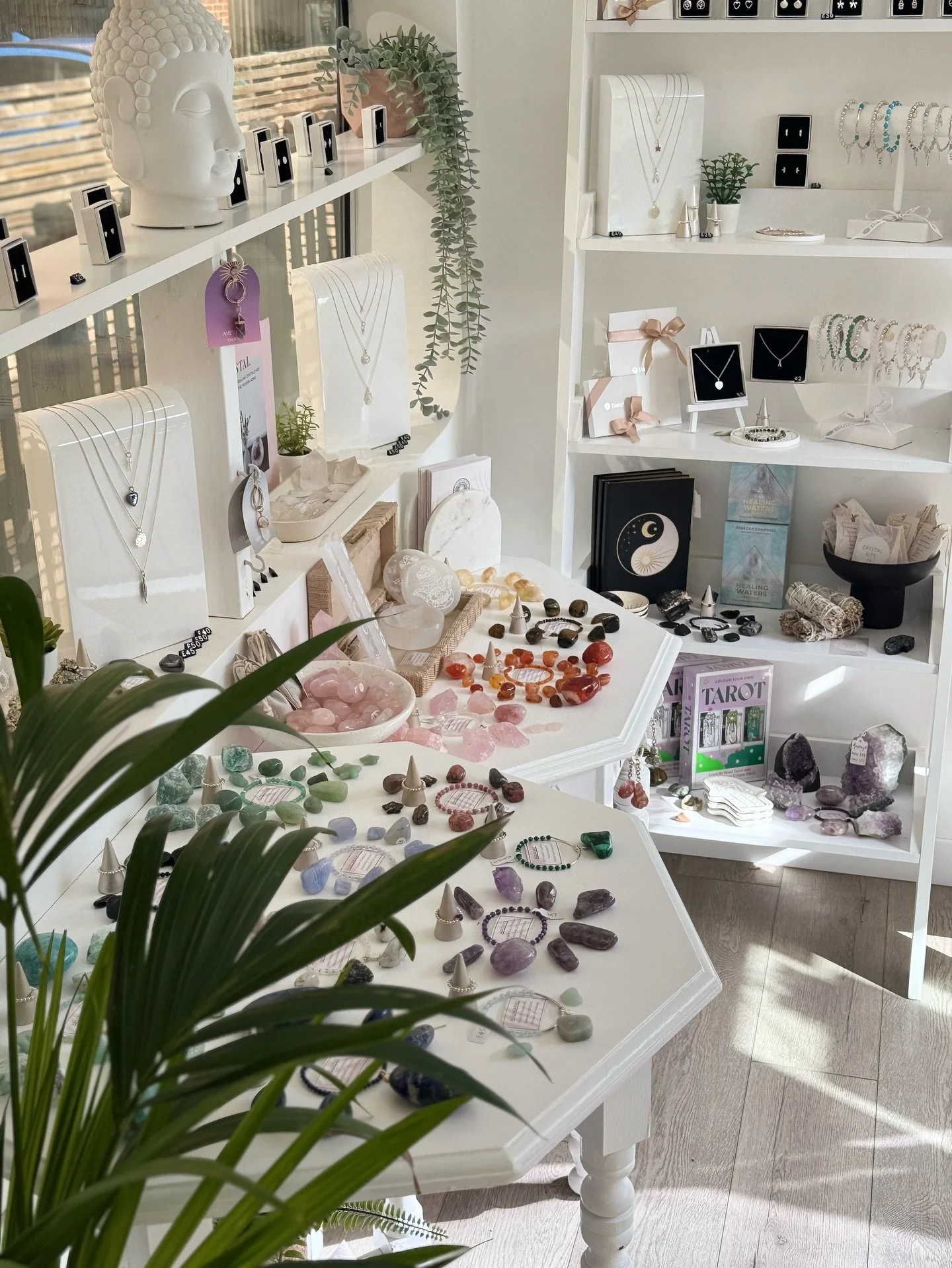 The sun’s out, the crystals are sparkling, and the energy feels so good today. โจโ๏ธ
Pop in and see what calls to you - jewellery, crystals, gifts and more… all waiting to find their new home. ๐ซ
Open 11 - 4pm @goodsheds ๐
•
&bul