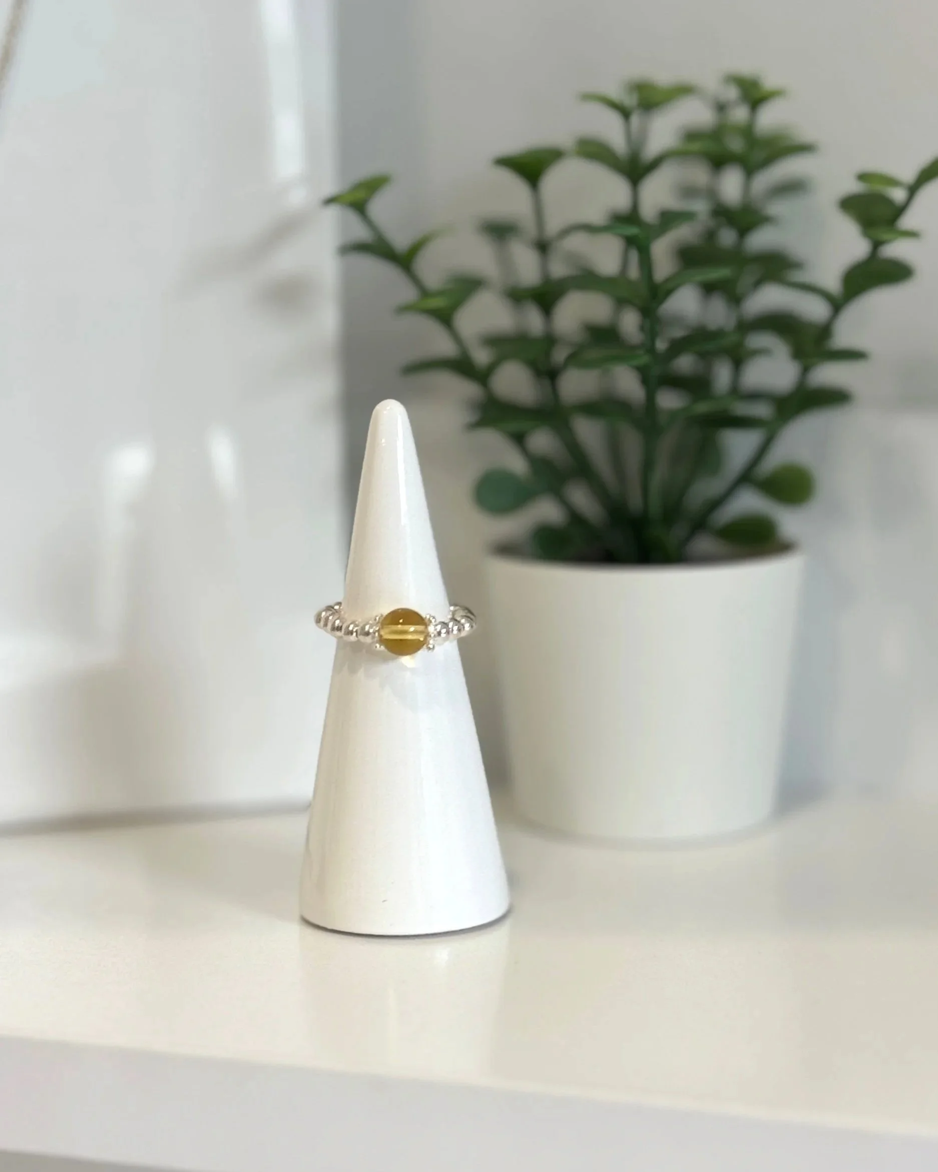 Sterling Silver Citrine Ring