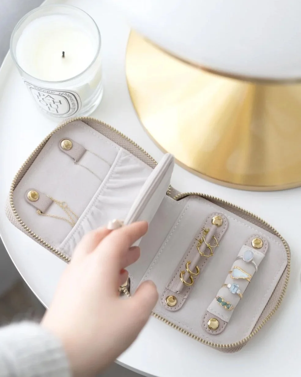 Stackers Compact Jewellery Wallet (Taupe)