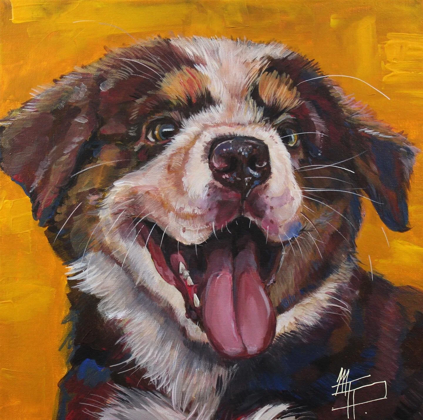 Come see the full series of these paintings this Saturday, February 11th from 1000-1600 at Lake Eola at the annual Paws in the Park festival. Besides the art, there will be tons of vendors, a pet costume contest, lure courses, dock diving, food truck