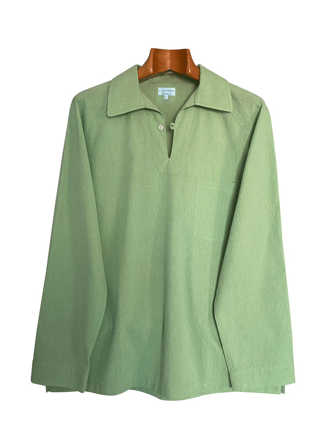 CHAMBRAY SMOCK SHIRT : ETIENNE GREEN