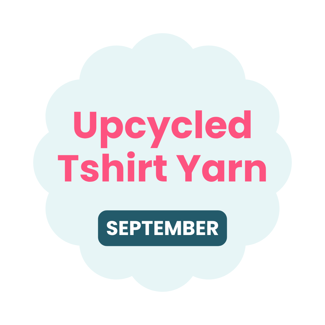 Upcycled Tshirt Yarn - September