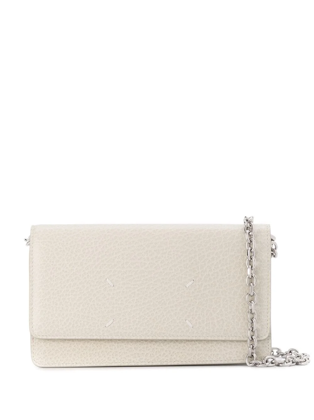 Maison Margiela Grained leather clutch bag MOOON