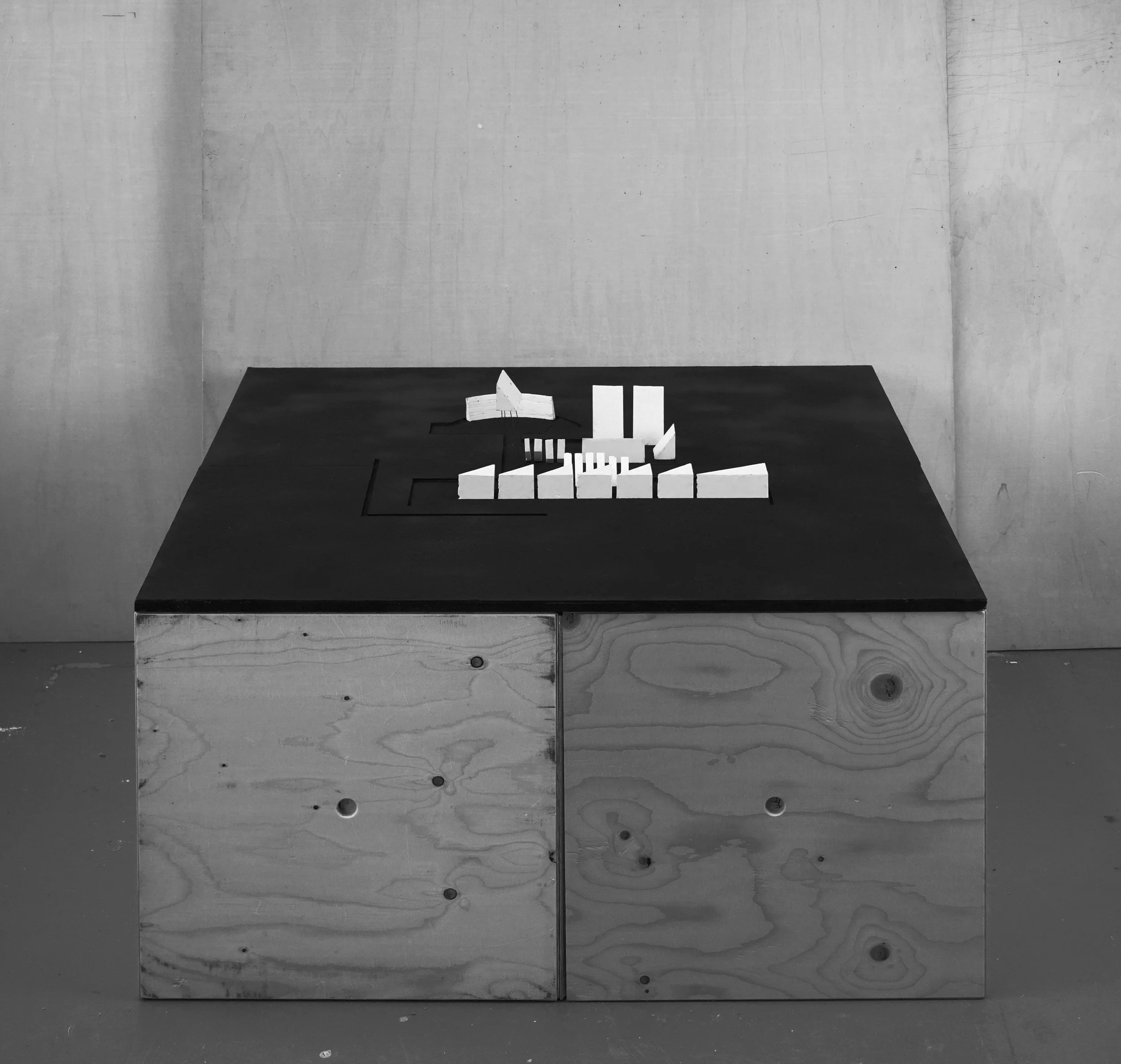 Koshino House by  Tadao Ando. Model and images by Margot Gysels & Toon Huyge 