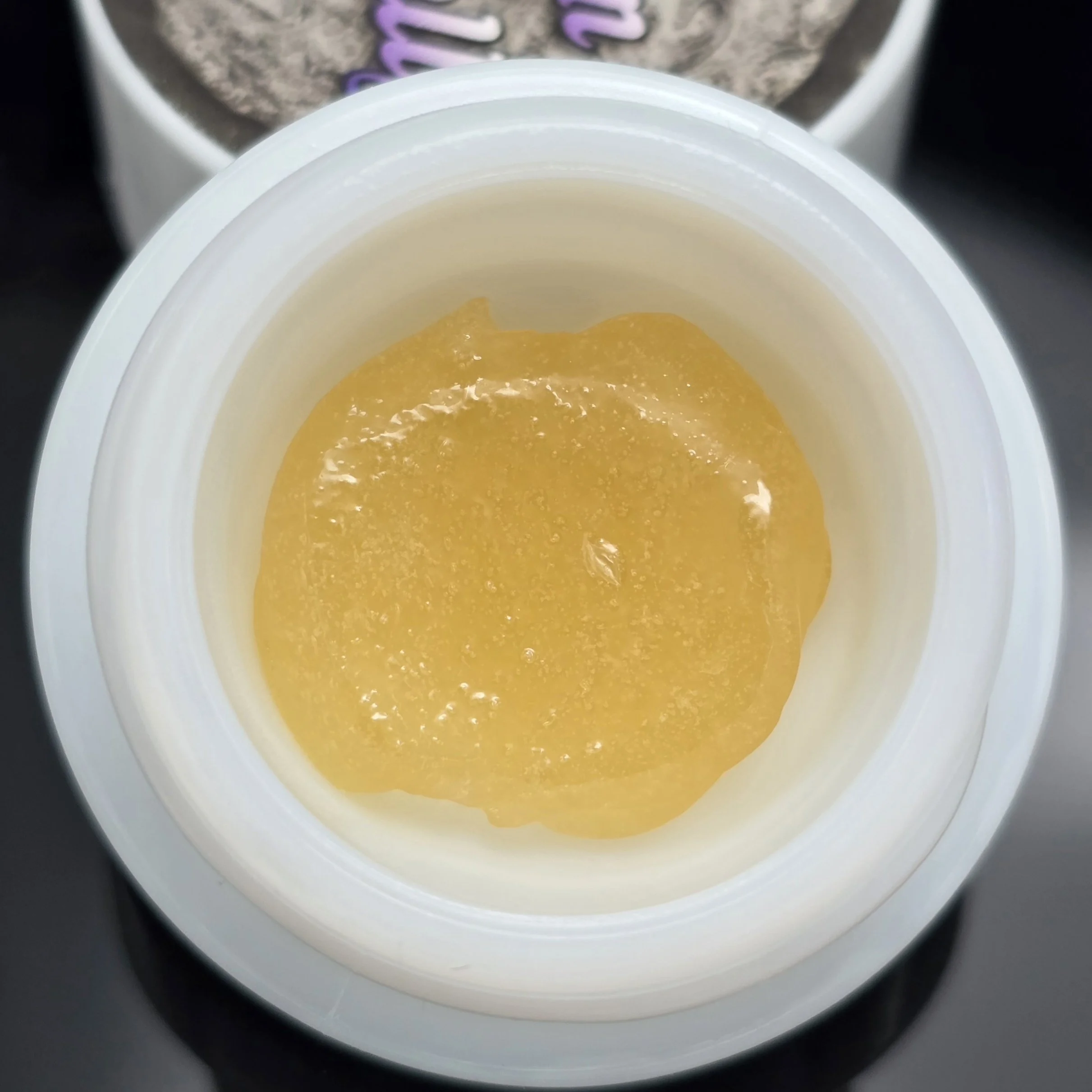   Moon Jelly Melts  
  Orange Cherries   (1 left)  
  (Agent Orange x Ms. Universe)  
  Single Sourced 70-179u Live Hash Rosin, Fresh Press  
  $140 ea.    $130 ea. (2g puck) 
 
